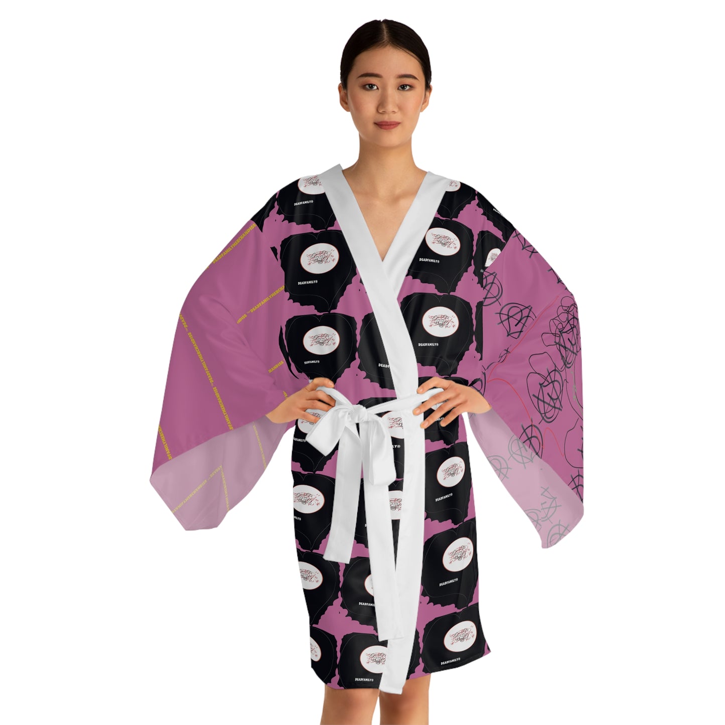 Deadfamily® Long Sleeve Kimono Robe