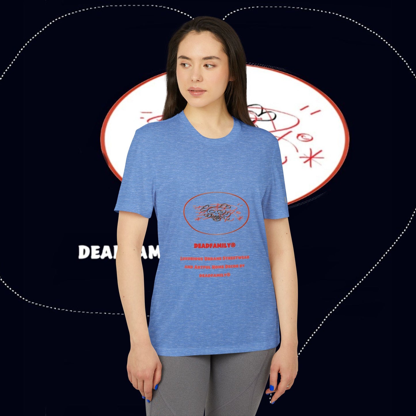 ADIDAS® X DEADFAMILY ® Unisex Sport T-shirt