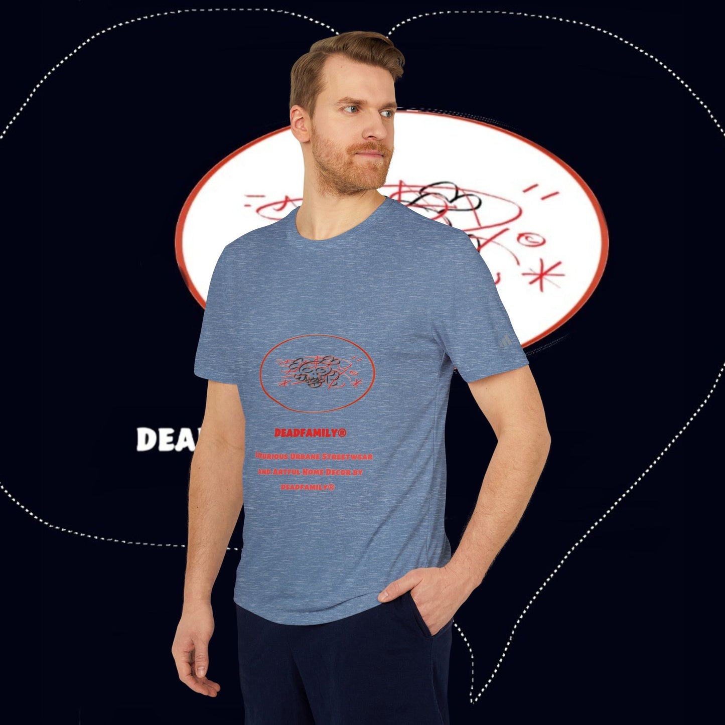 ADIDAS® X DEADFAMILY ® Unisex Sport T-shirt