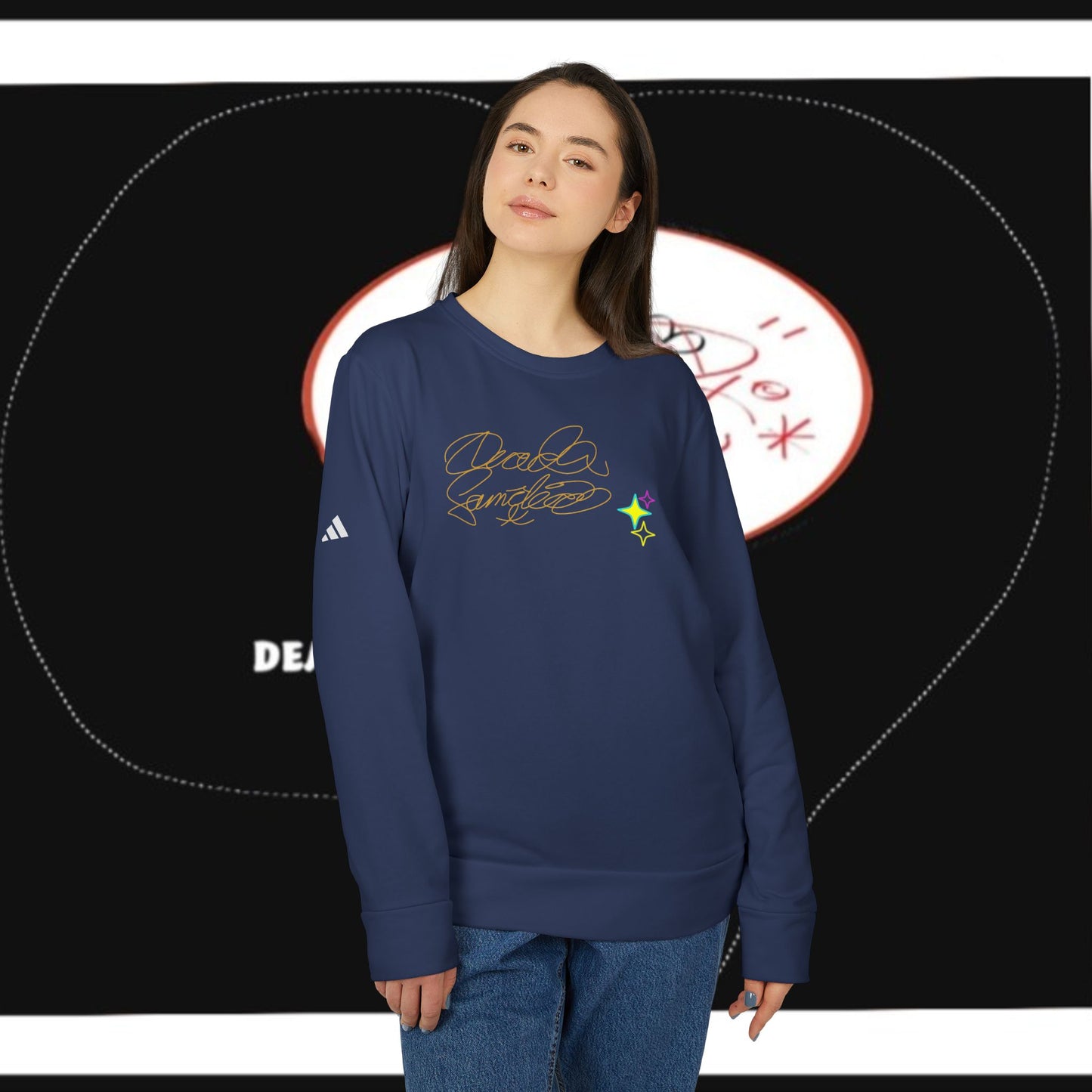 adidas X DEADfamily® Unisex Fleece Crewneck Sweatshirt