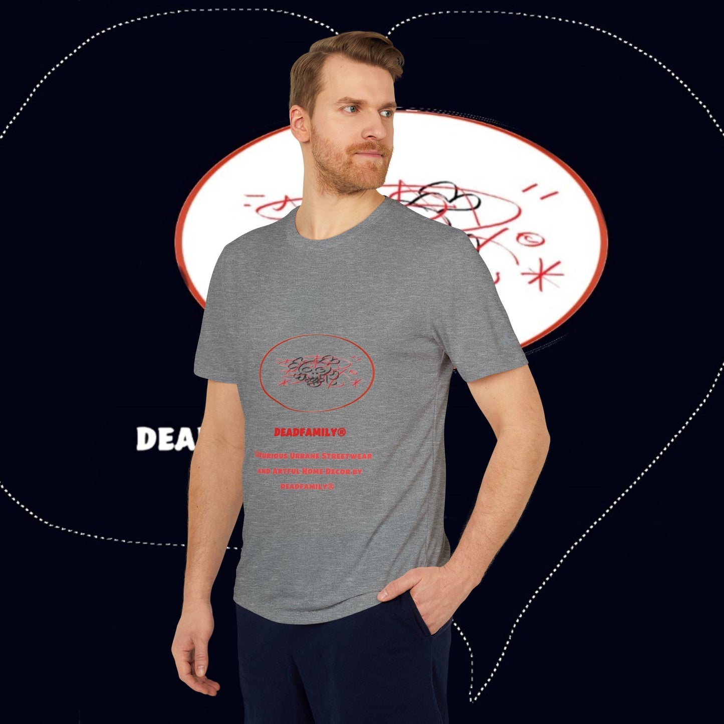 ADIDAS® X DEADFAMILY ® Unisex Sport T-shirt