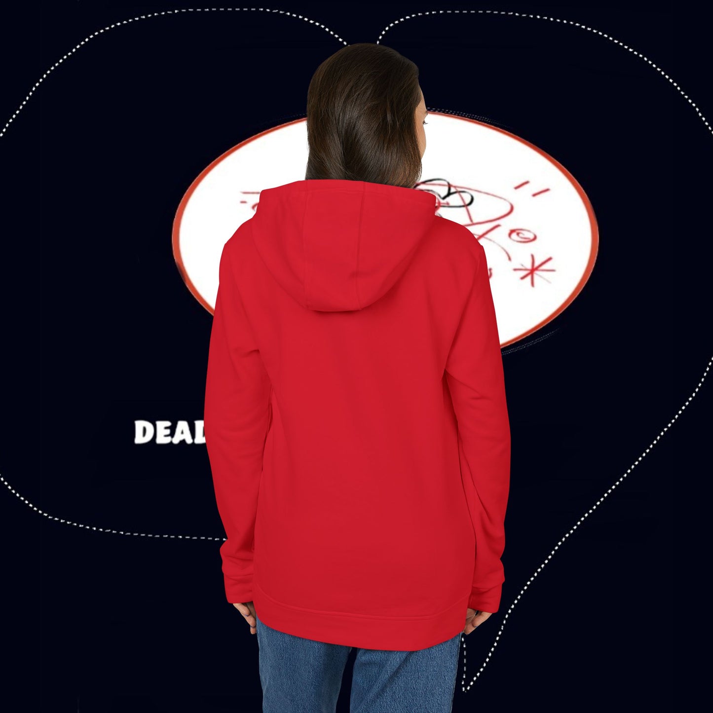 adidas® X deadfamil® Unisex Fleece Hoodie