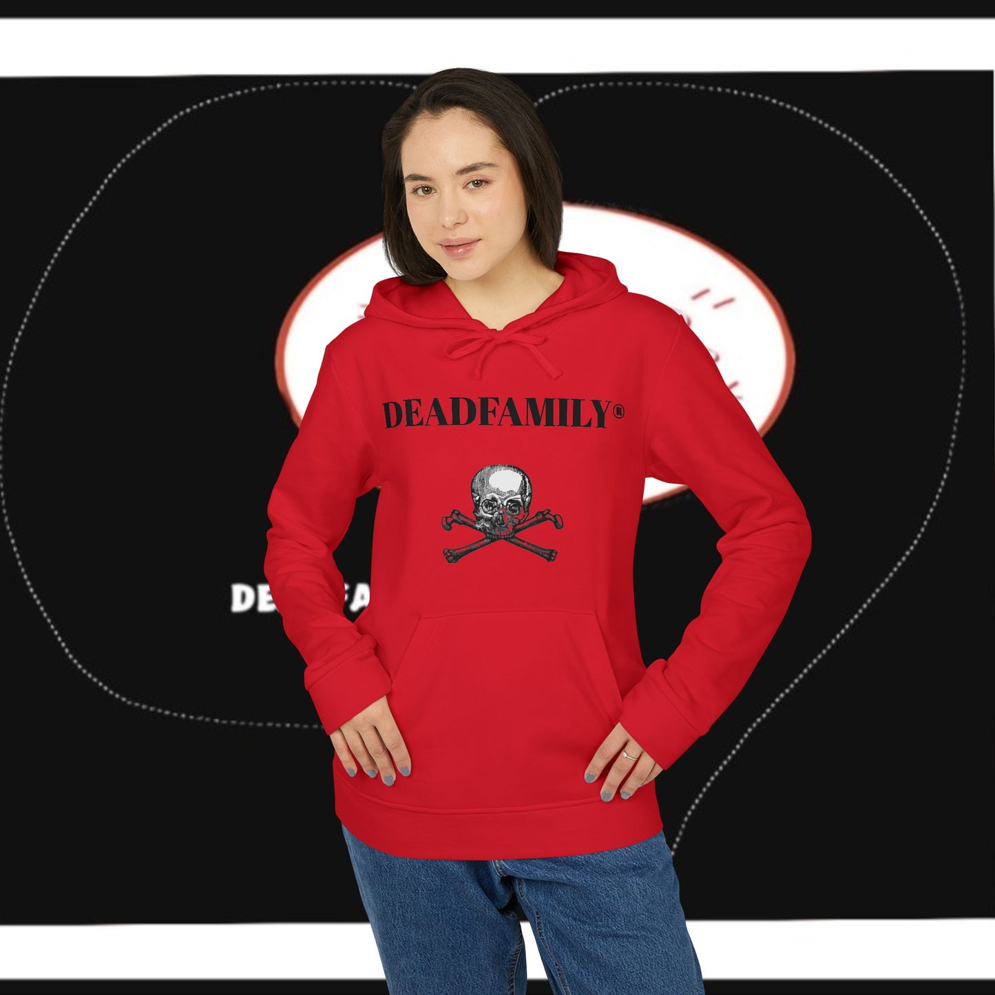 adidas X deadfamily Unisex Fleece Hoodie