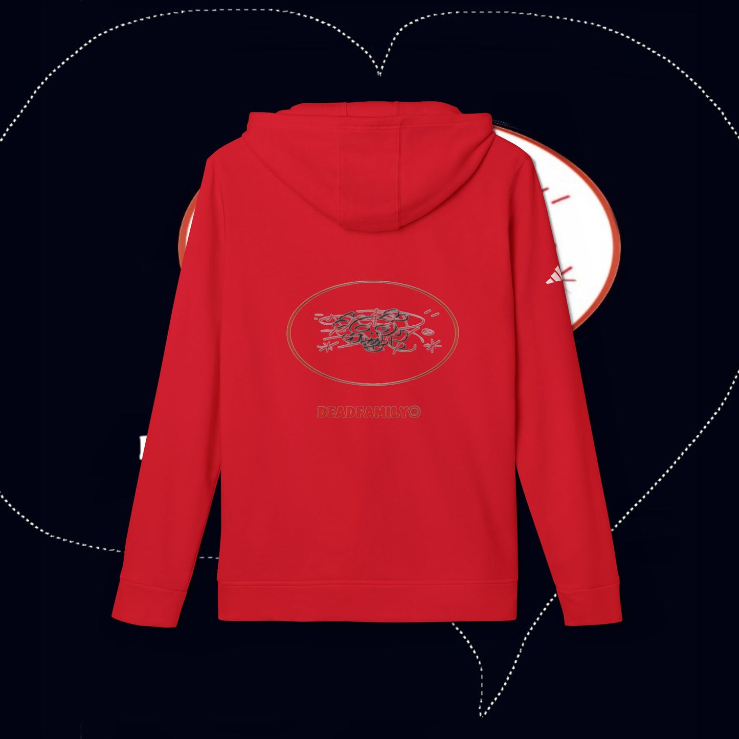 Deadfamily® X adidas® Unisex Fleece Hoodie