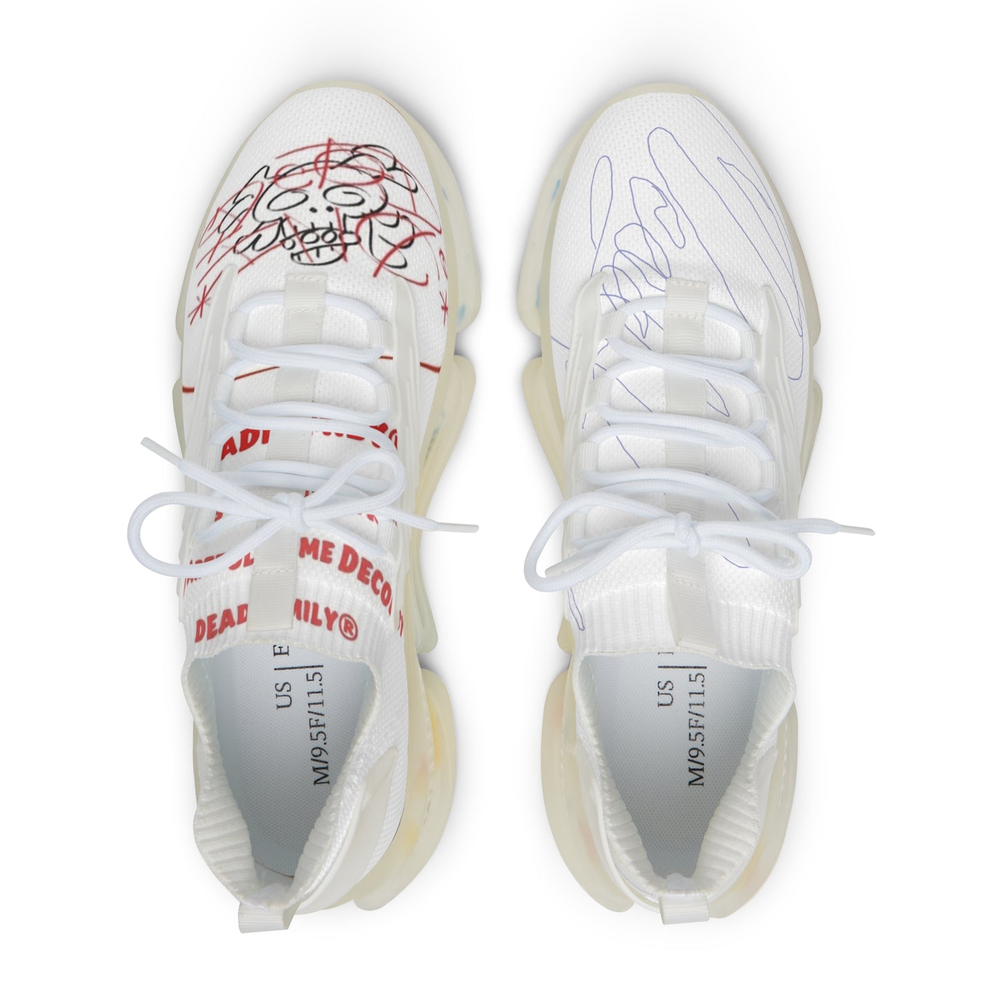 Deadfamily® designer Men's Mesh Sneakers