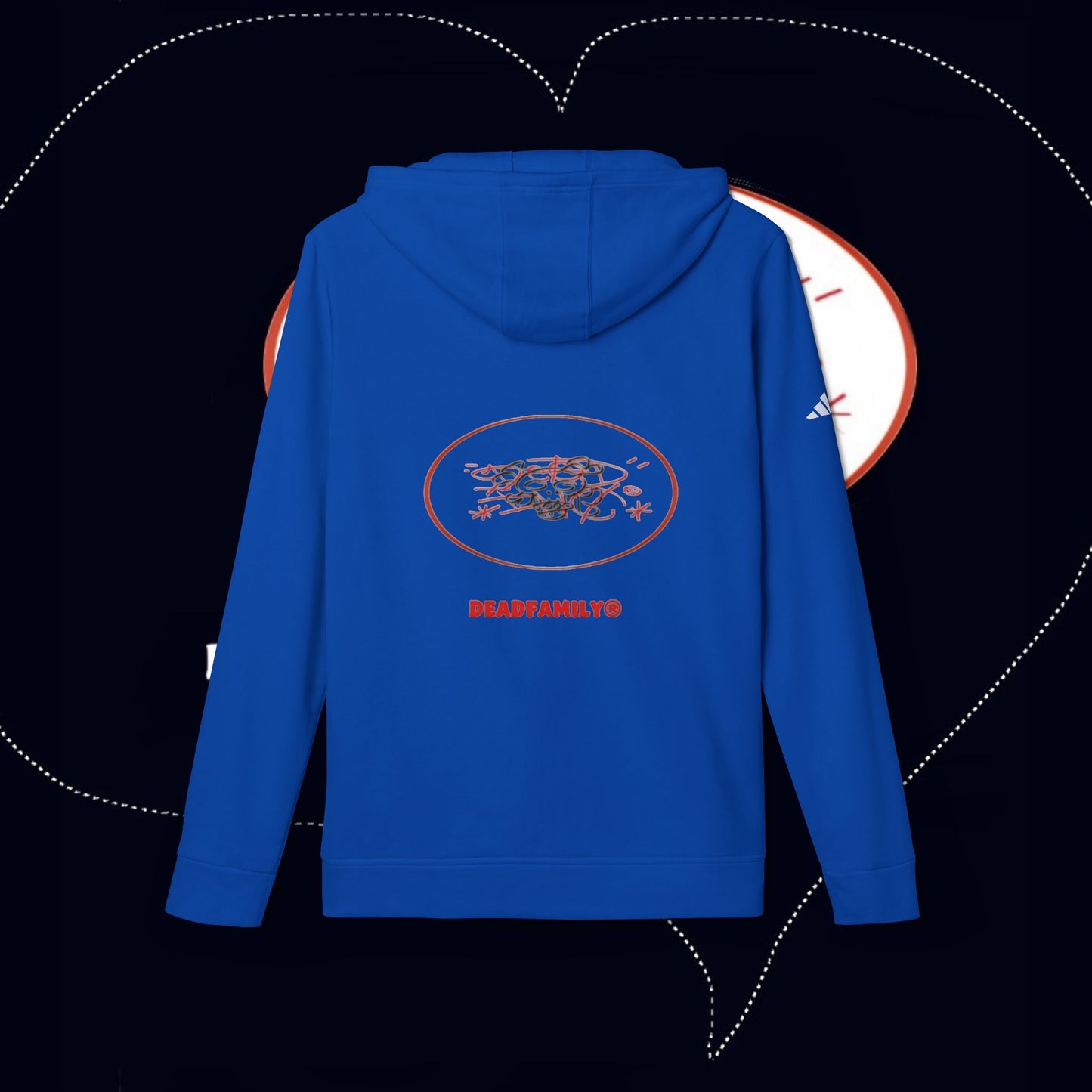 Deadfamily® X adidas® Unisex Fleece Hoodie