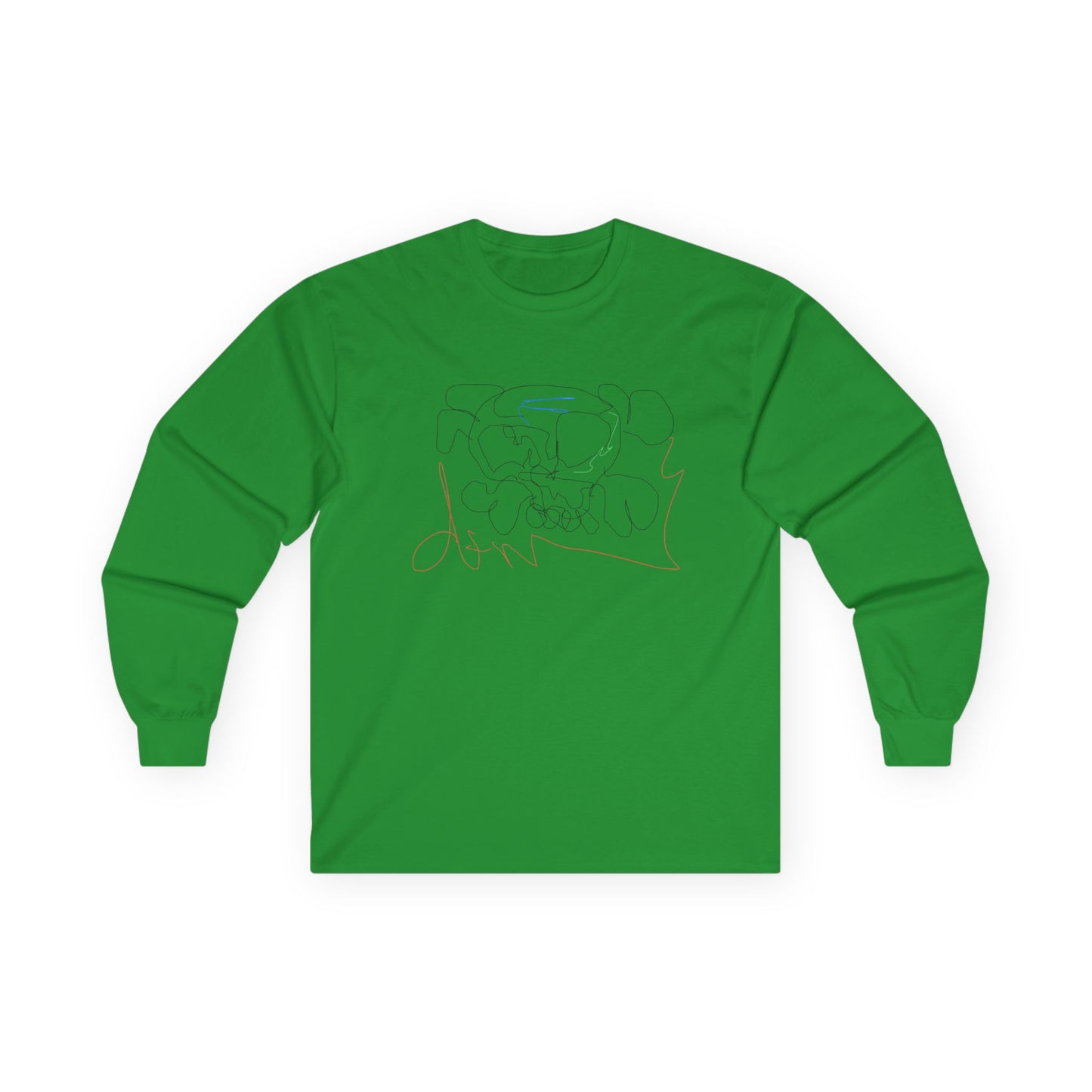 Unisex deadfamily rose cross long sleeve