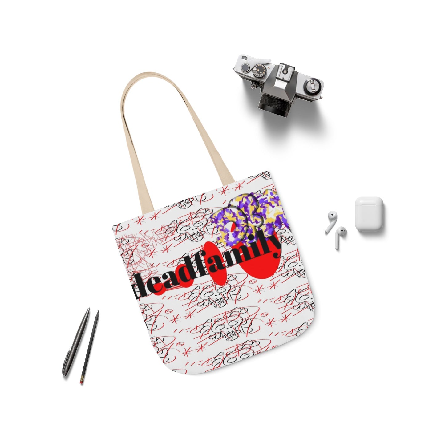 DEADFAMILYMERCHANDISE © tomskull Canvas Tote Bags
