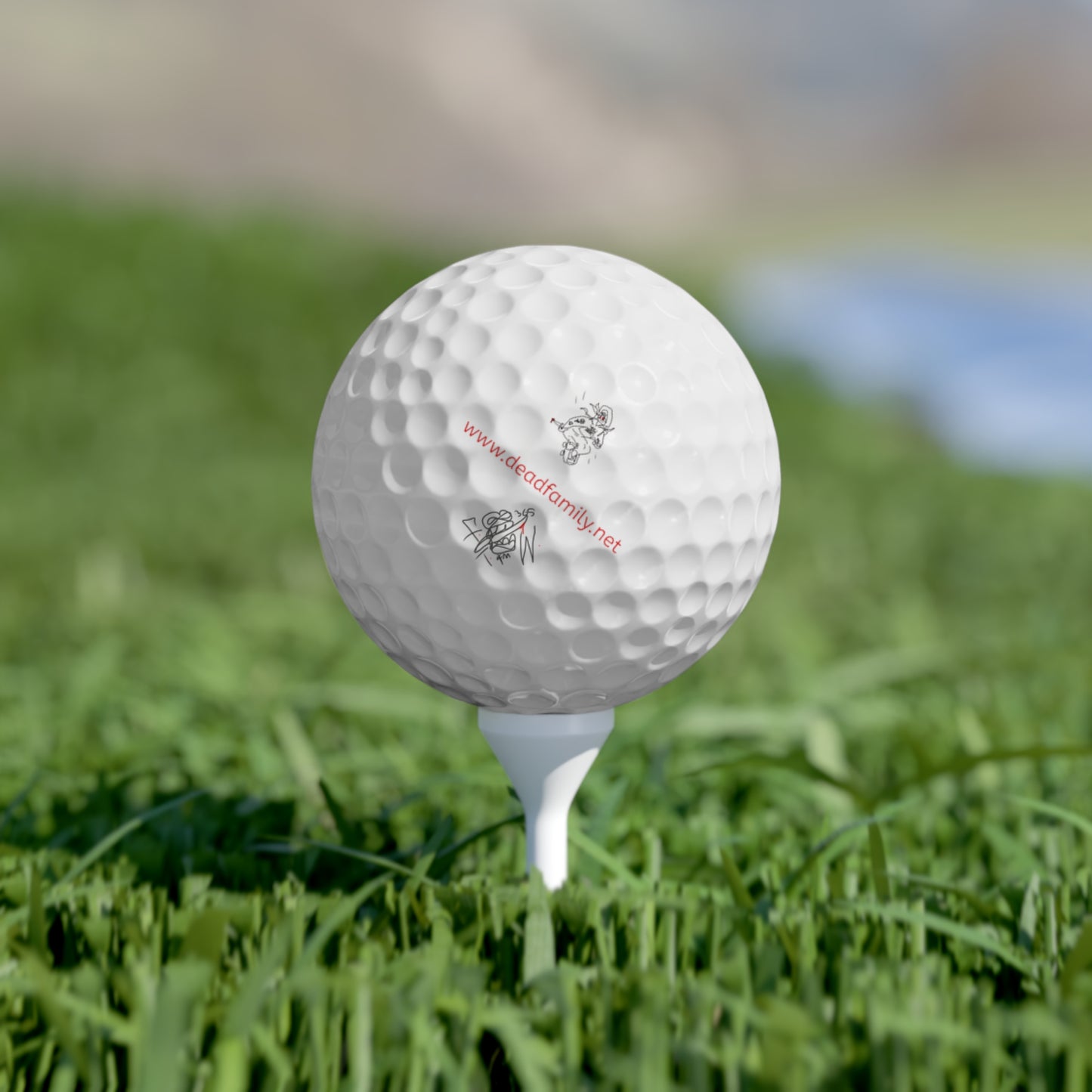 Deadfamily Golf Balls, 6pcs