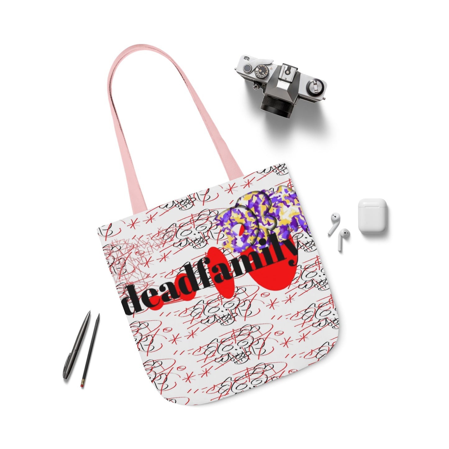 DEADFAMILYMERCHANDISE © tomskull Canvas Tote Bags