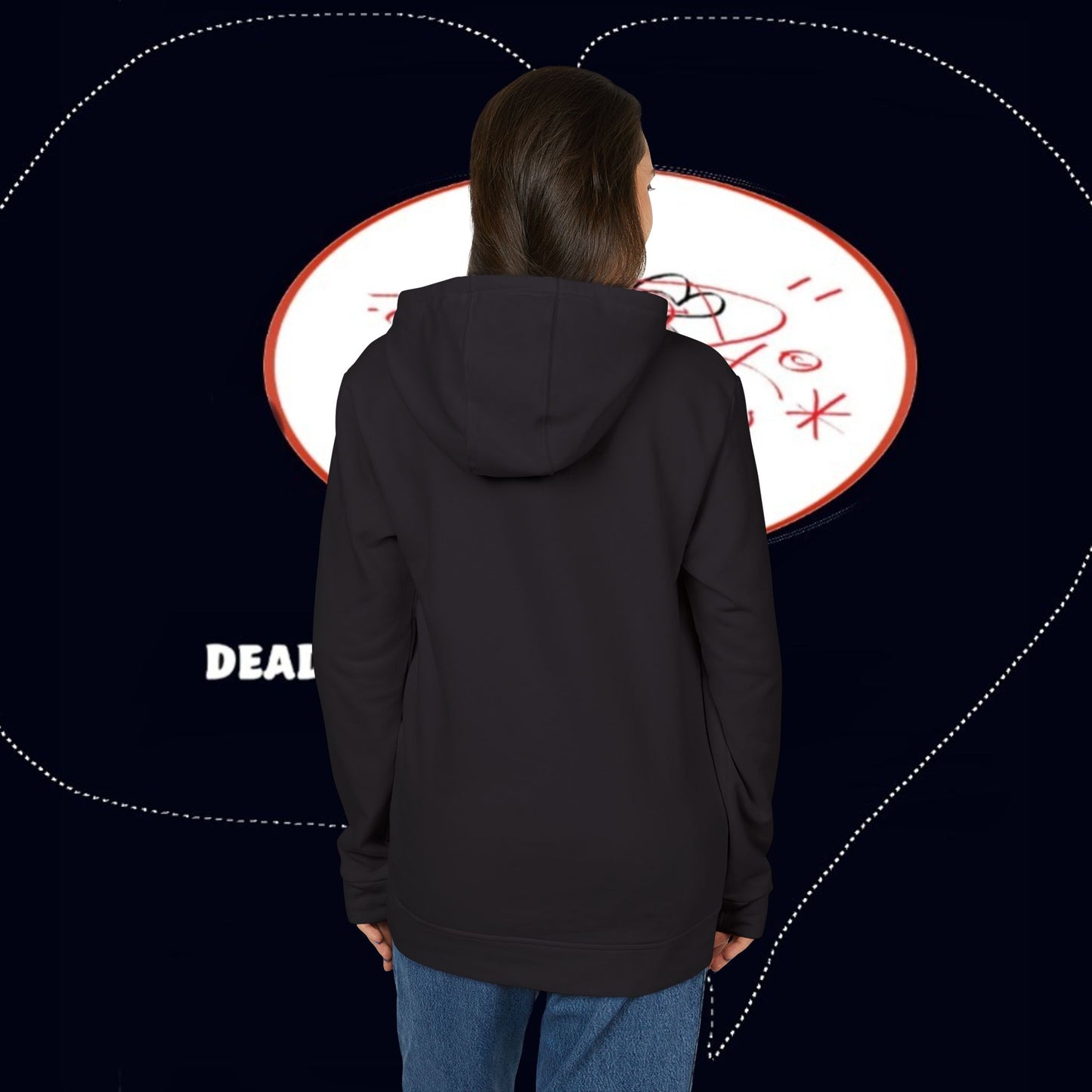 adidas® X deadfamil® Unisex Fleece Hoodie