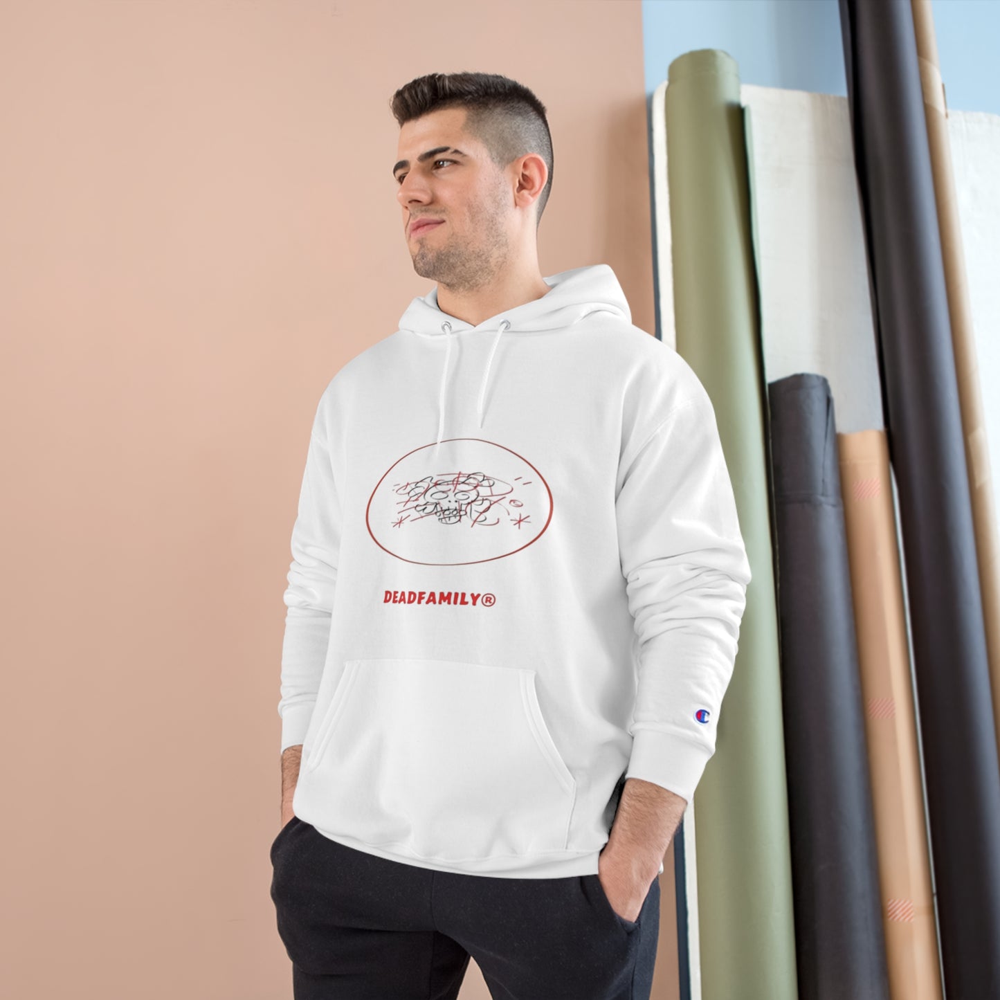 Deadfamily® X Champion® collaboration Hoodie