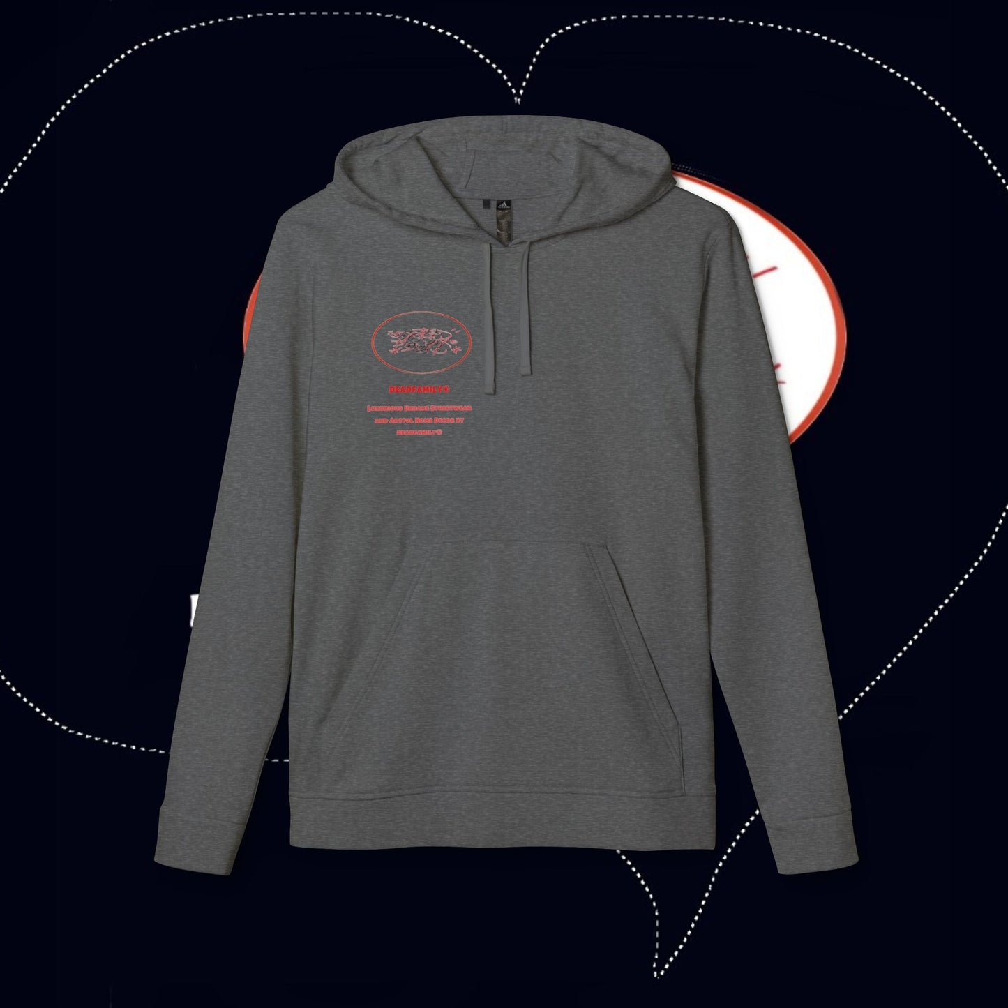 Deadfamily® X adidas® Unisex Fleece Hoodie