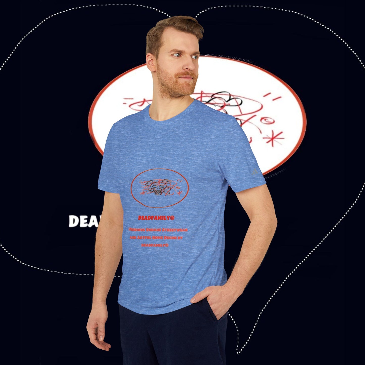 ADIDAS® X DEADFAMILY ® Unisex Sport T-shirt