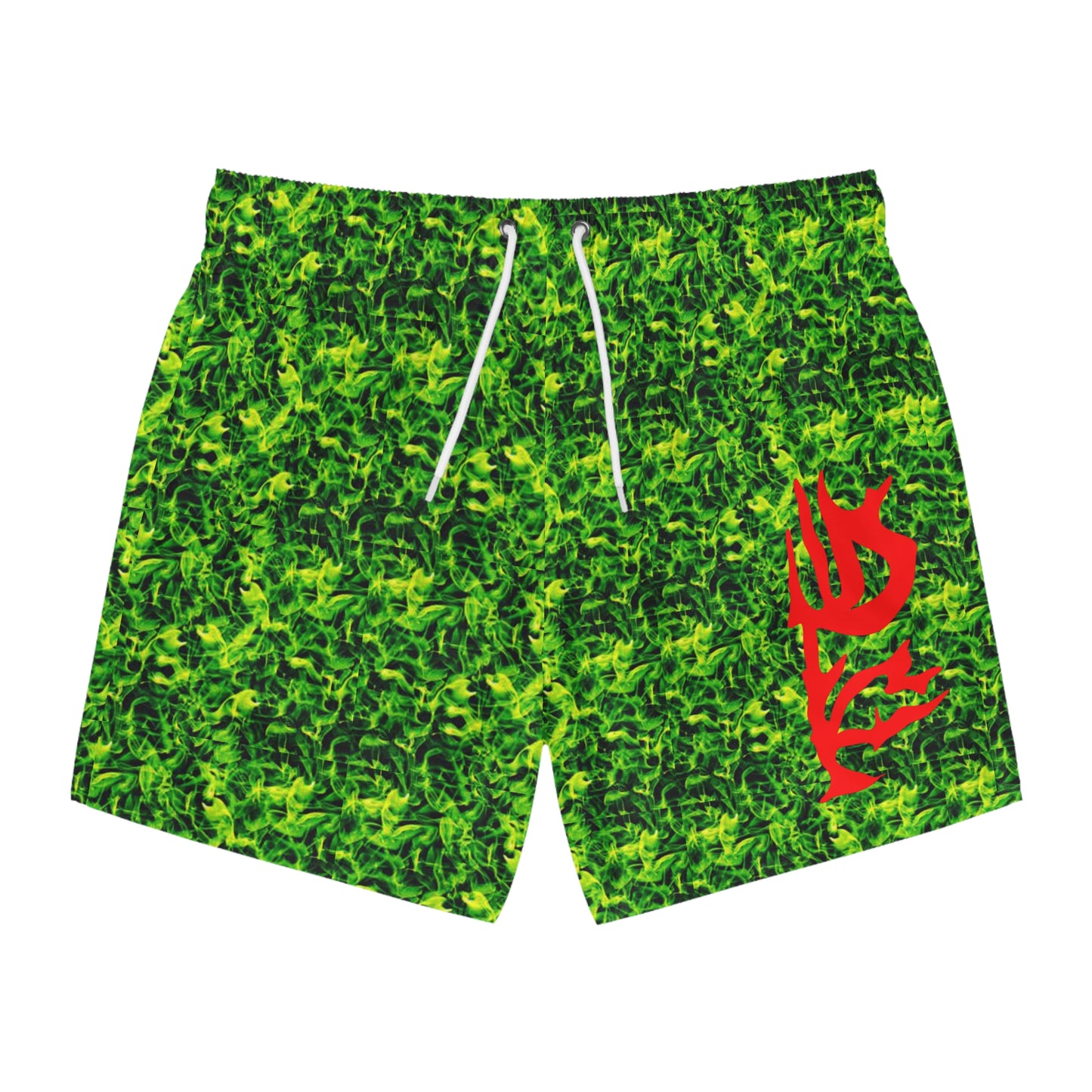 Deadfamily df flame logo Swim Trunks