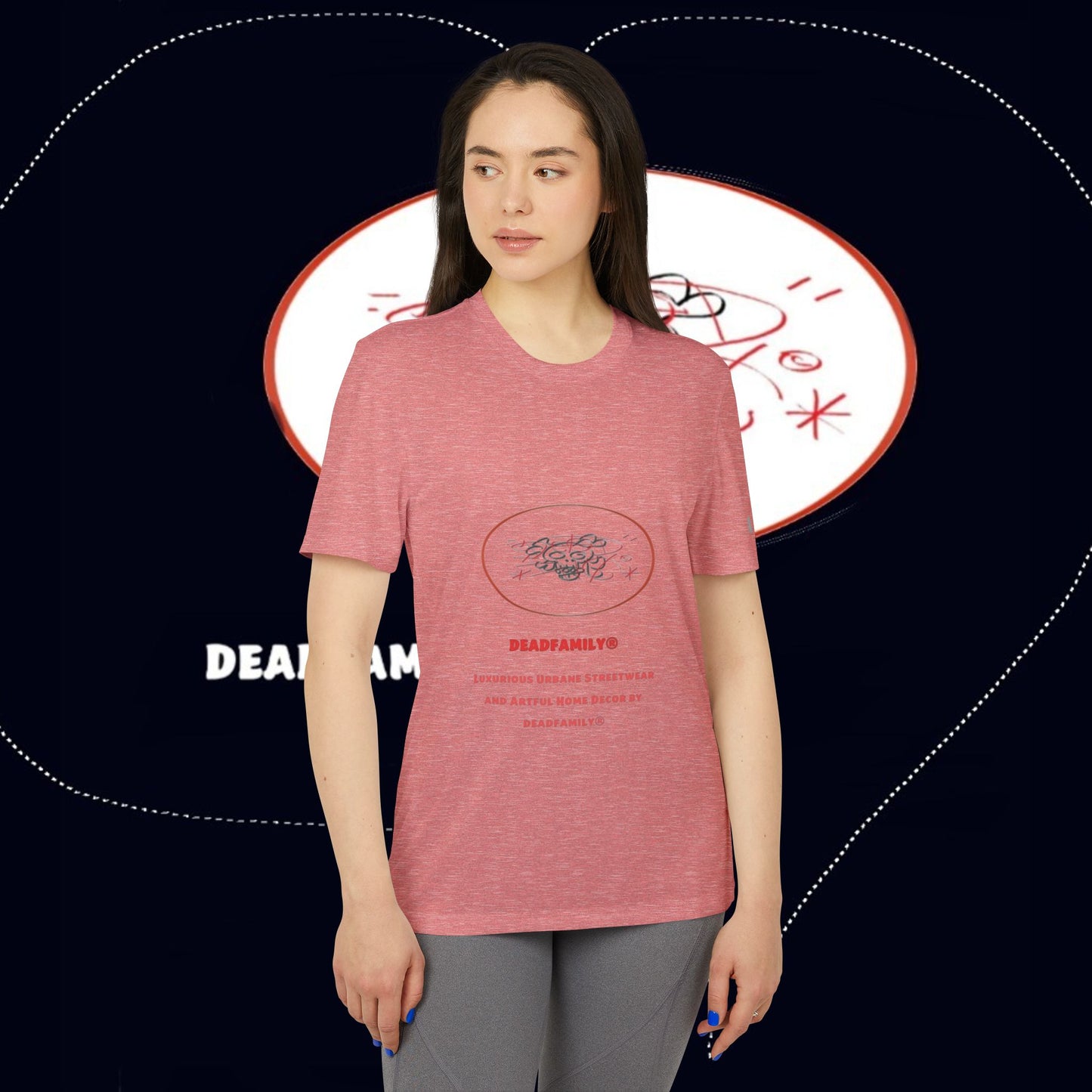 ADIDAS® X DEADFAMILY ® Unisex Sport T-shirt