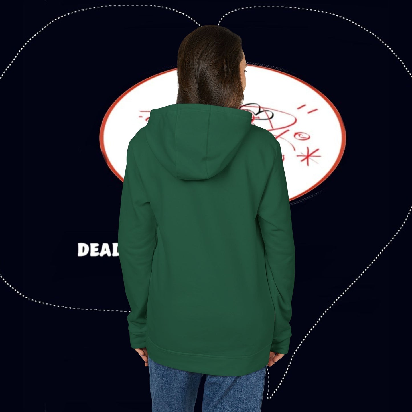 adidas® X deadfamil® Unisex Fleece Hoodie