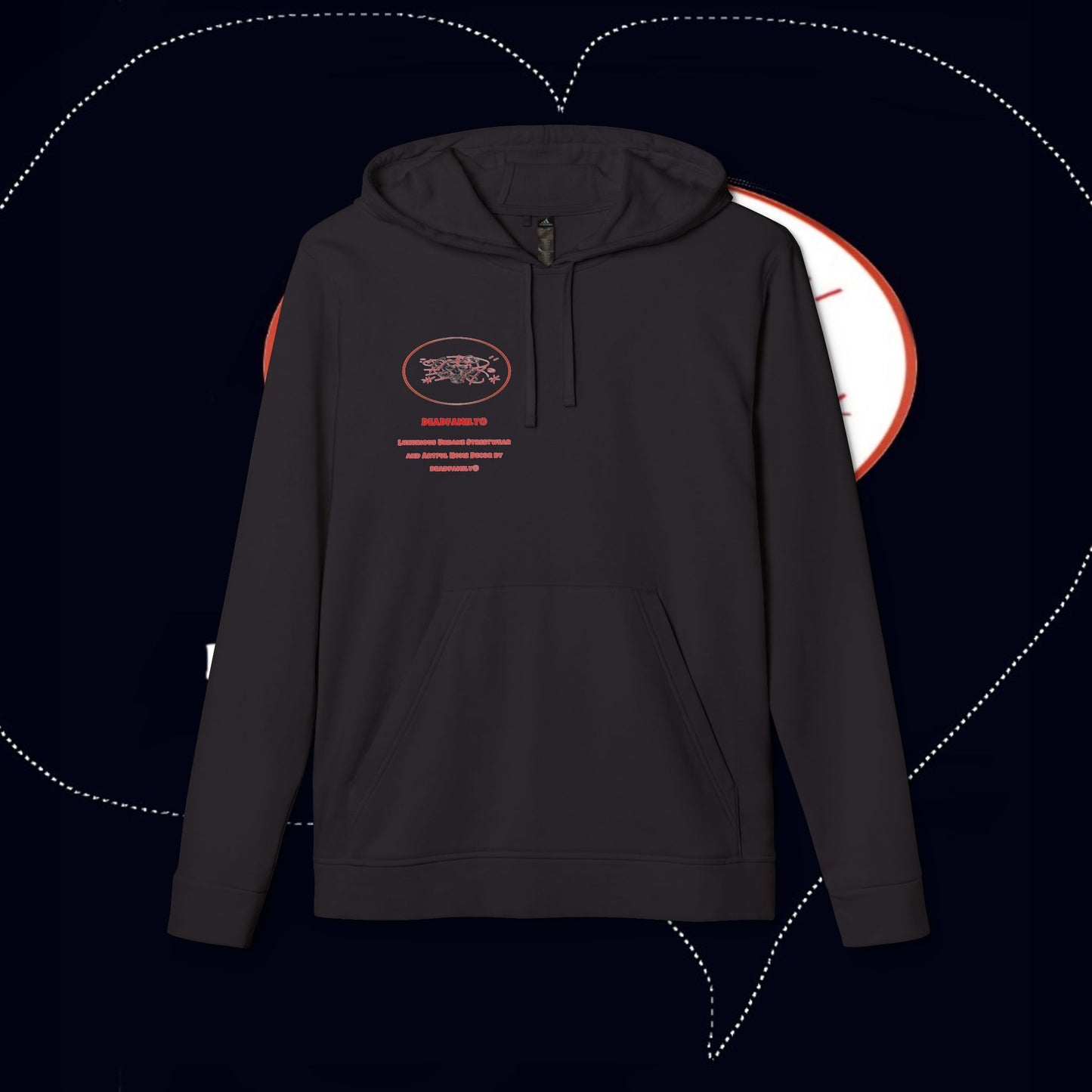 Deadfamily® X adidas® Unisex Fleece Hoodie