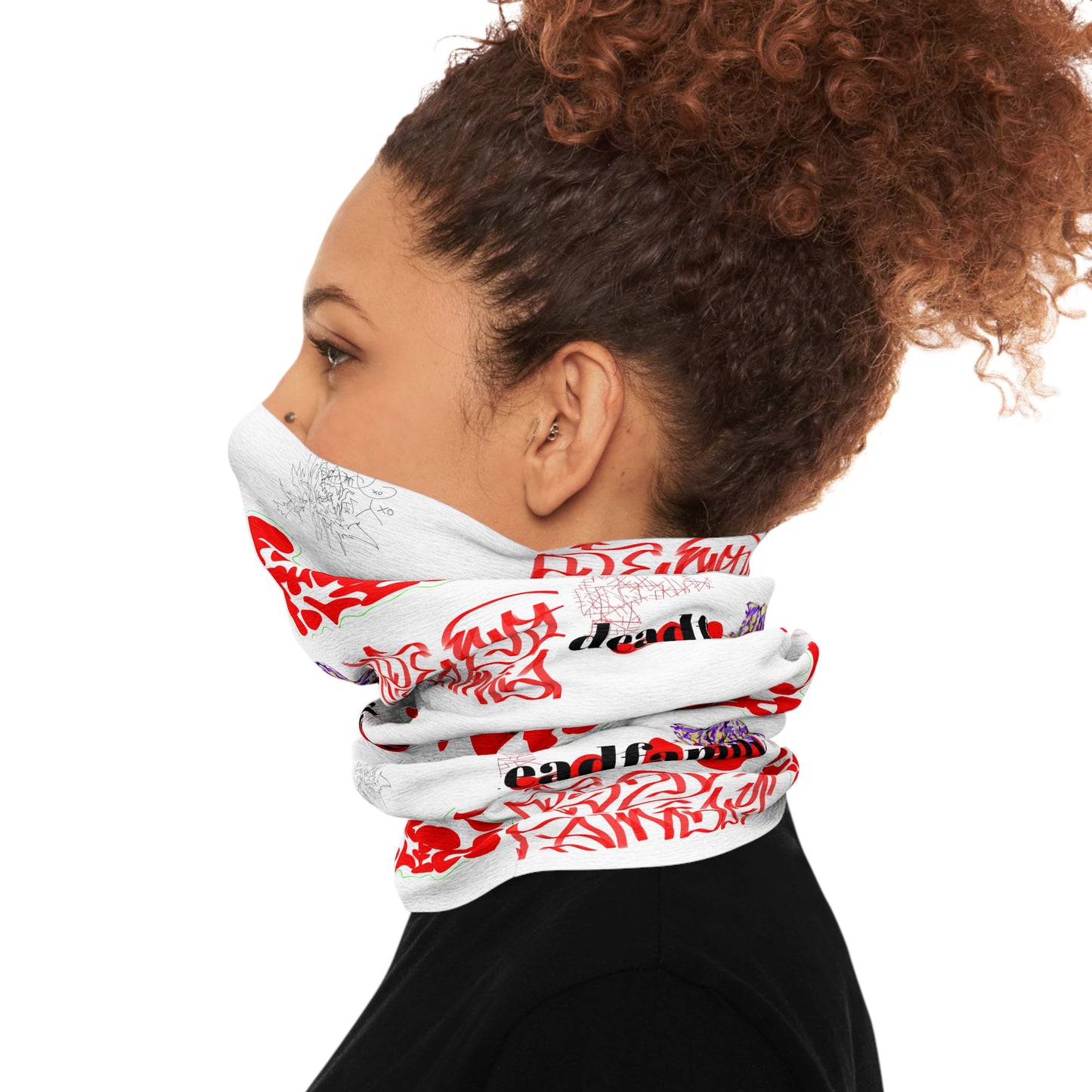 PROMO SCARF NOW $30!! HAND DRAWN DEADFAMILY™ FTP Scarf !! Usually $200 NOW ONLY $30