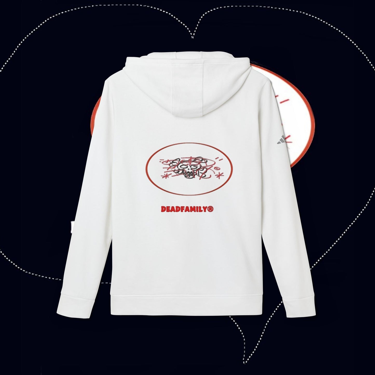 Deadfamily® X adidas® Unisex Fleece Hoodie