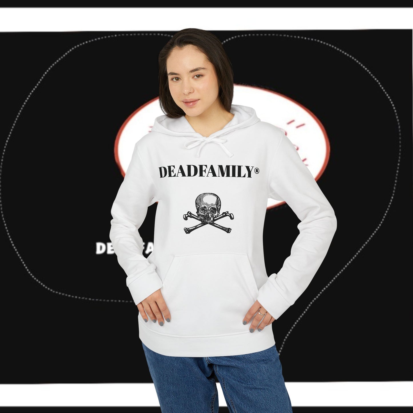 adidas X deadfamily Unisex Fleece Hoodie