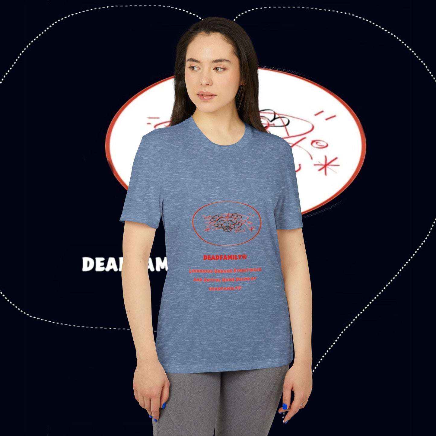 ADIDAS® X DEADFAMILY ® Unisex Sport T-shirt