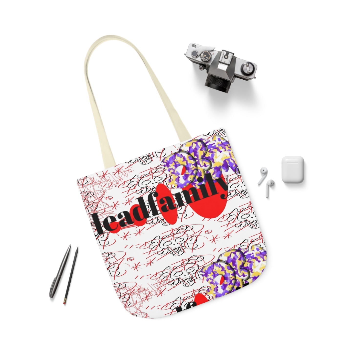 DEADINCMERCHANDISE © tomskull Canvas Tote Bags