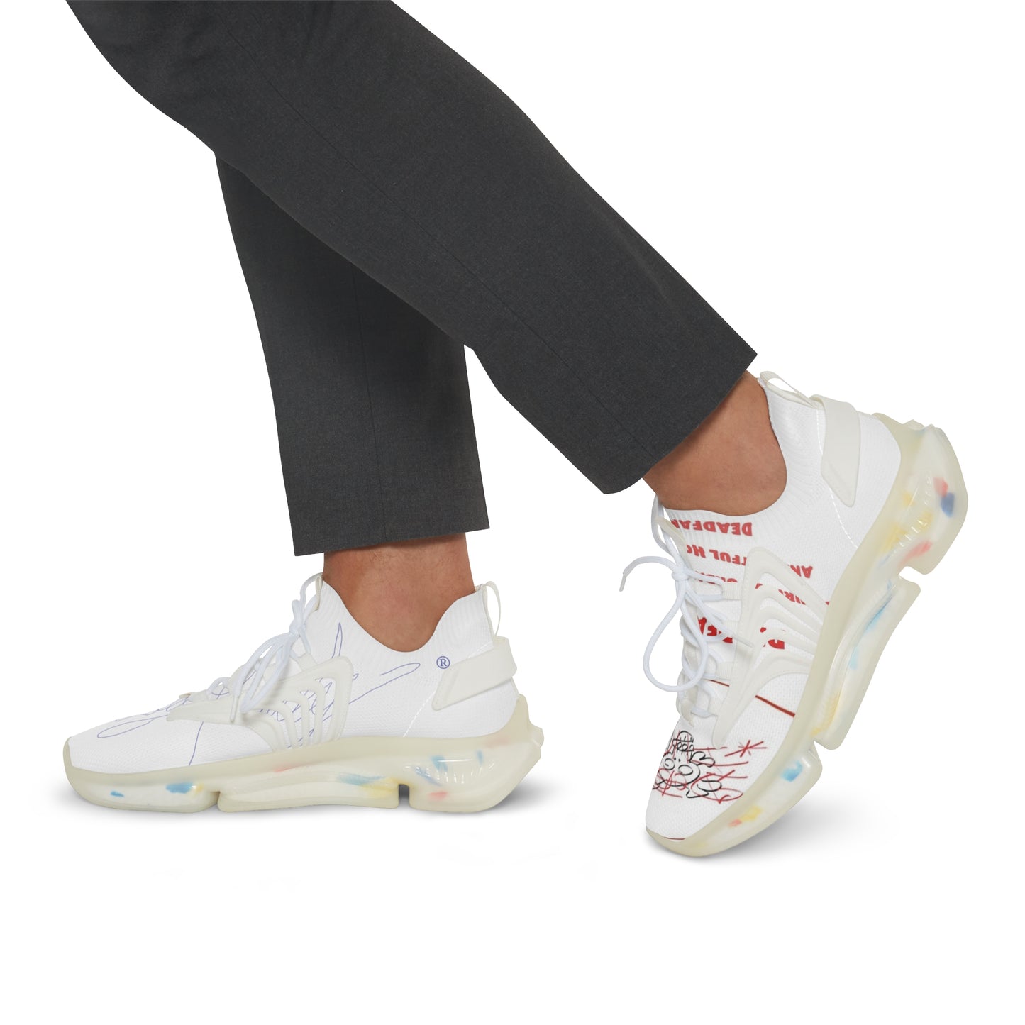 Deadfamily® designer Men's Mesh Sneakers