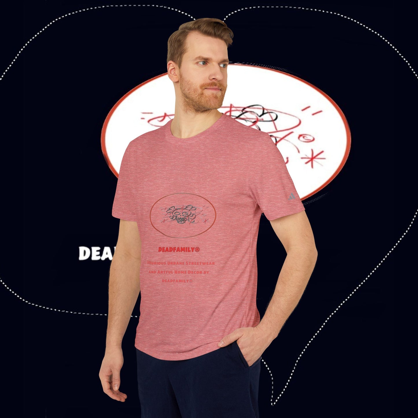 ADIDAS® X DEADFAMILY ® Unisex Sport T-shirt