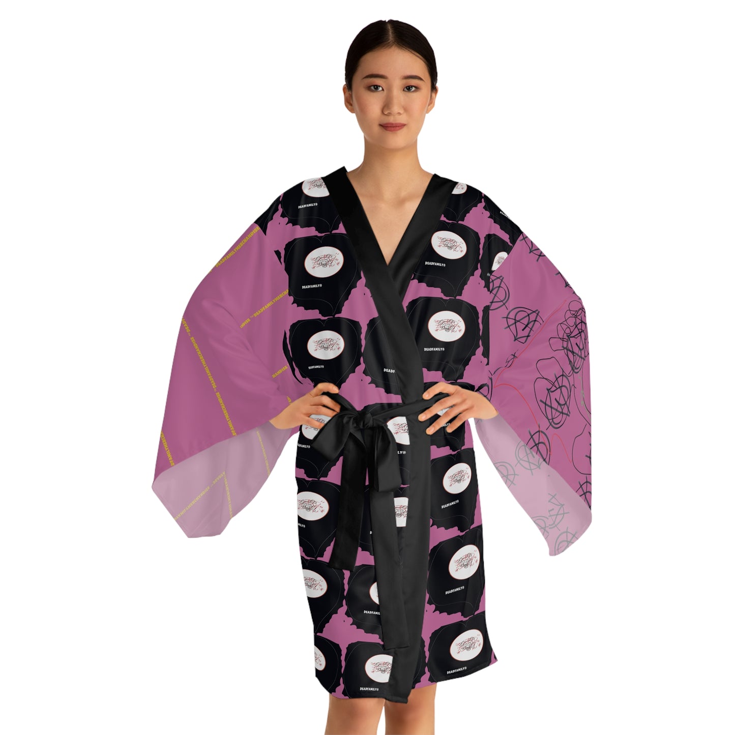 Deadfamily® Long Sleeve Kimono Robe