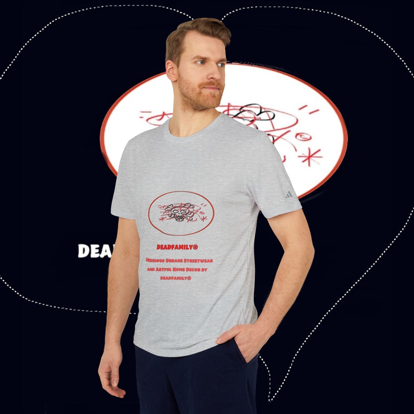ADIDAS® X DEADFAMILY ® Unisex Sport T-shirt