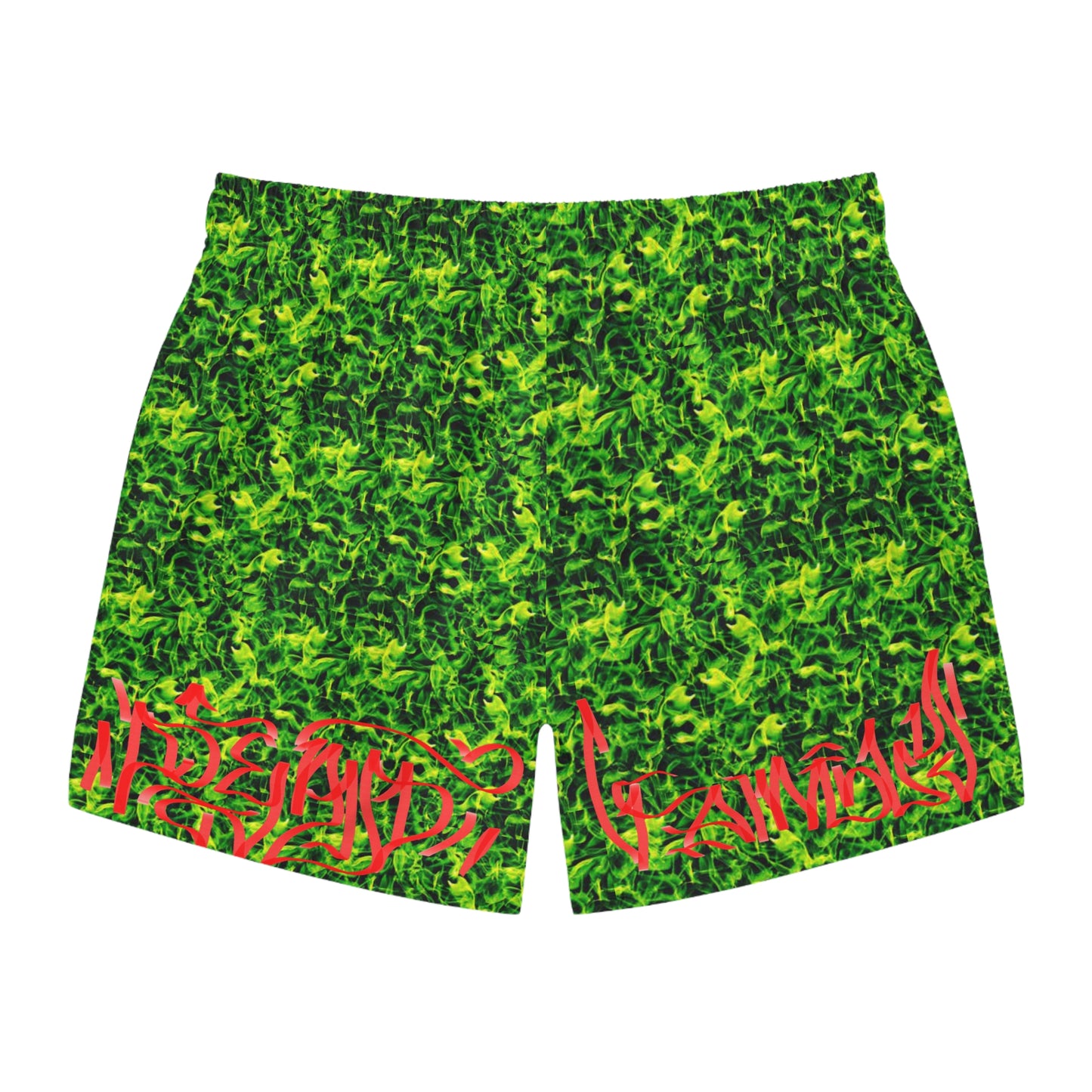 Deadfamily df flame logo Swim Trunks