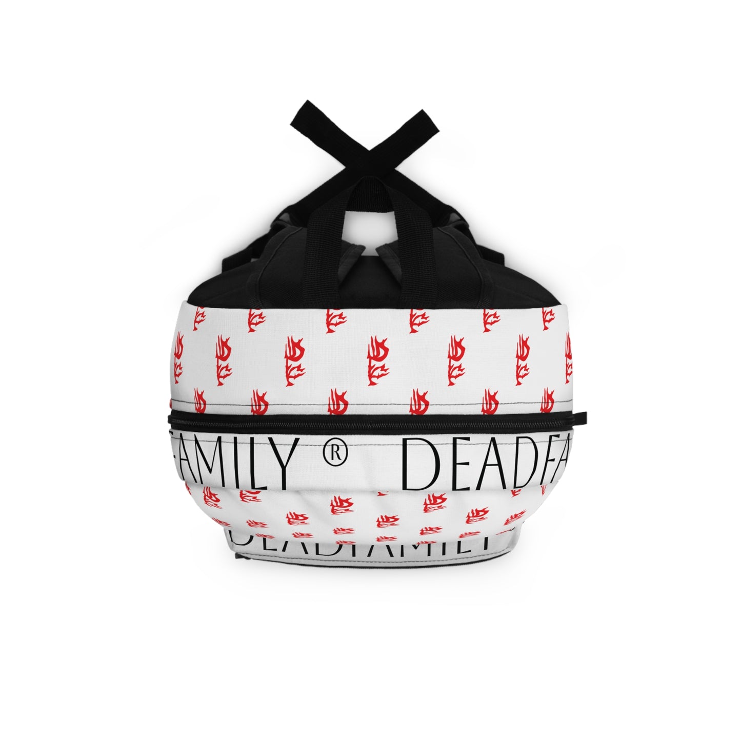 DEADFAMILY ® hand drawn flame df ogo BACKPACK