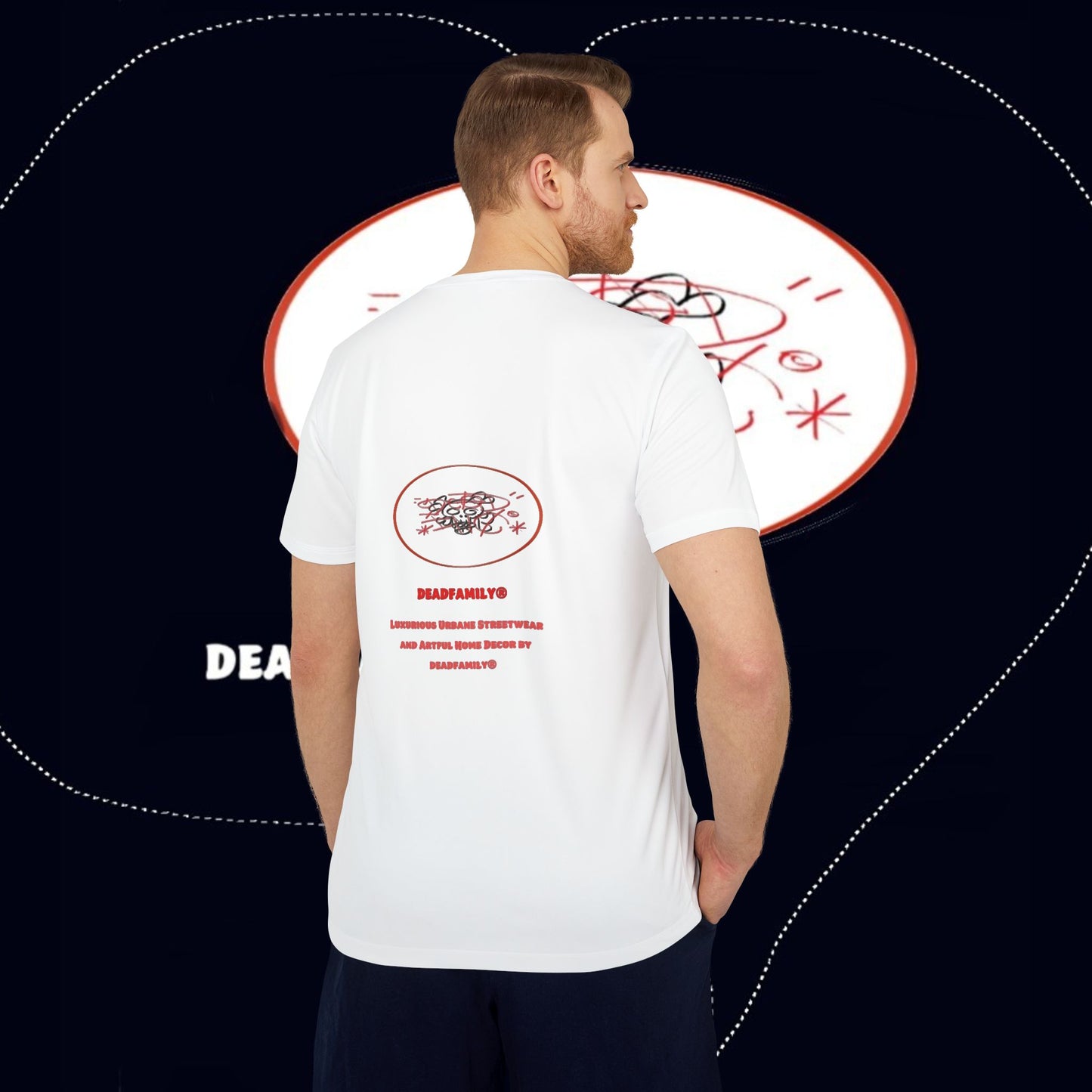 ADIDAS® X DEADFAMILY ® Unisex Sport T-shirt