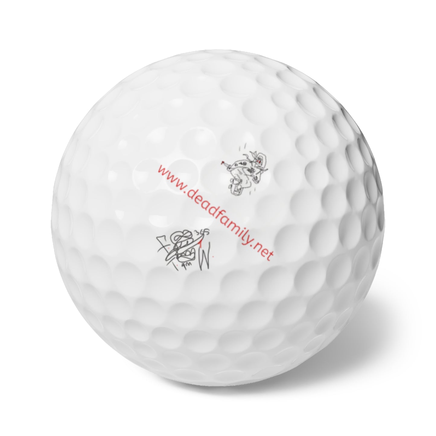 Deadfamily Golf Balls, 6pcs