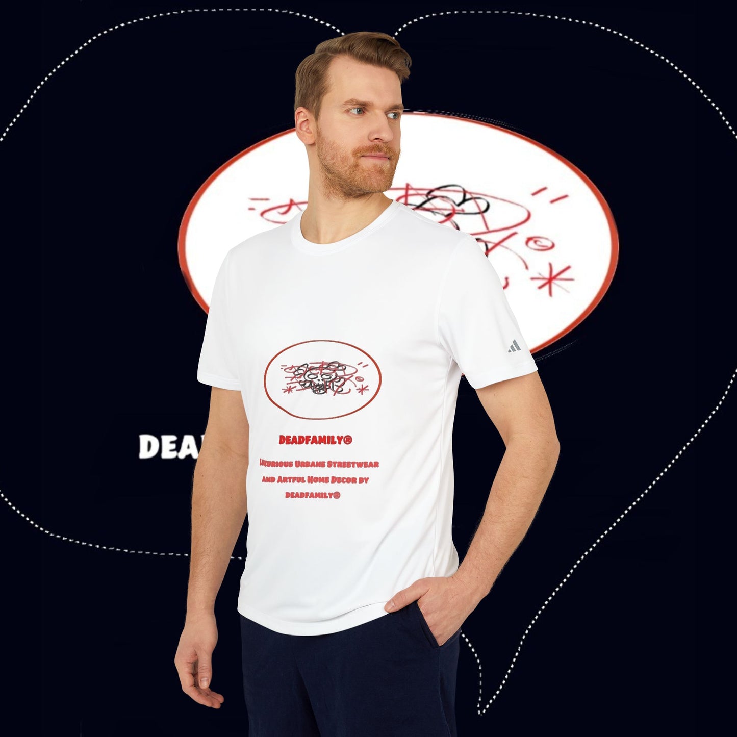 ADIDAS® X DEADFAMILY ® Unisex Sport T-shirt