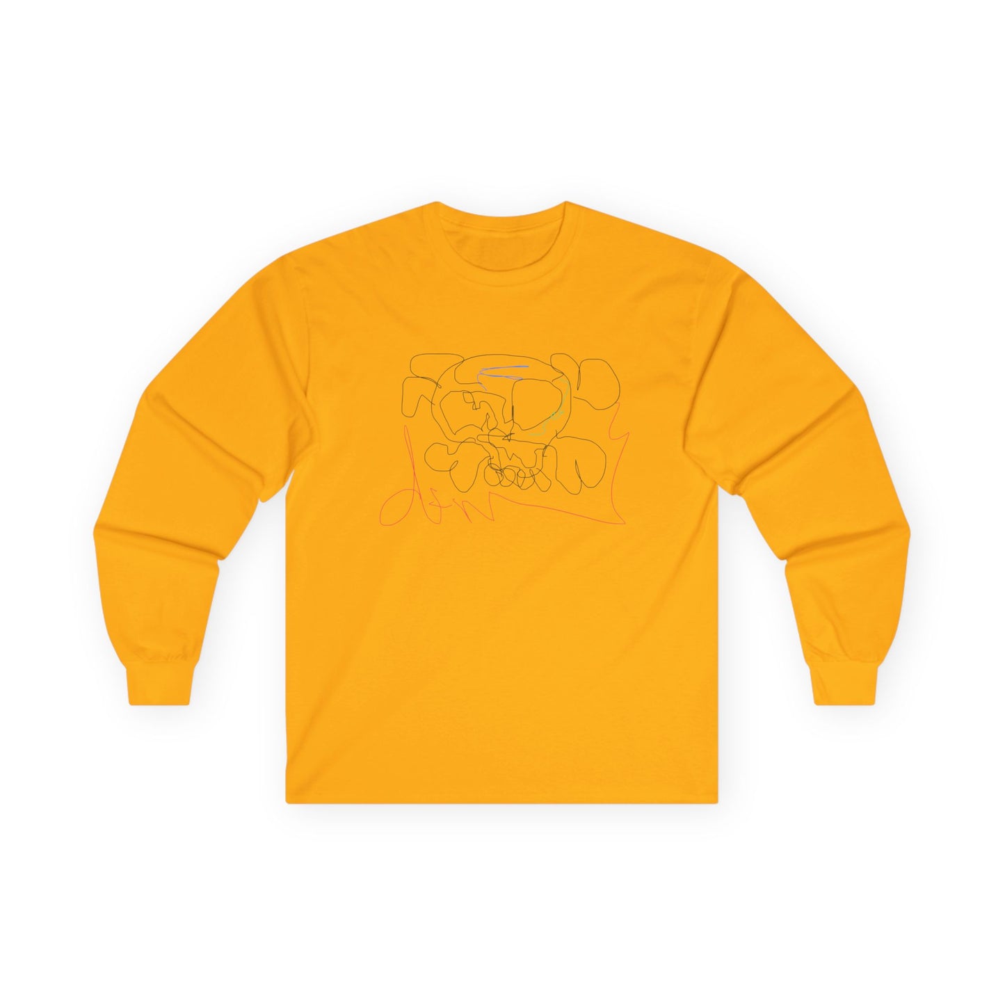 Unisex deadfamily rose cross long sleeve