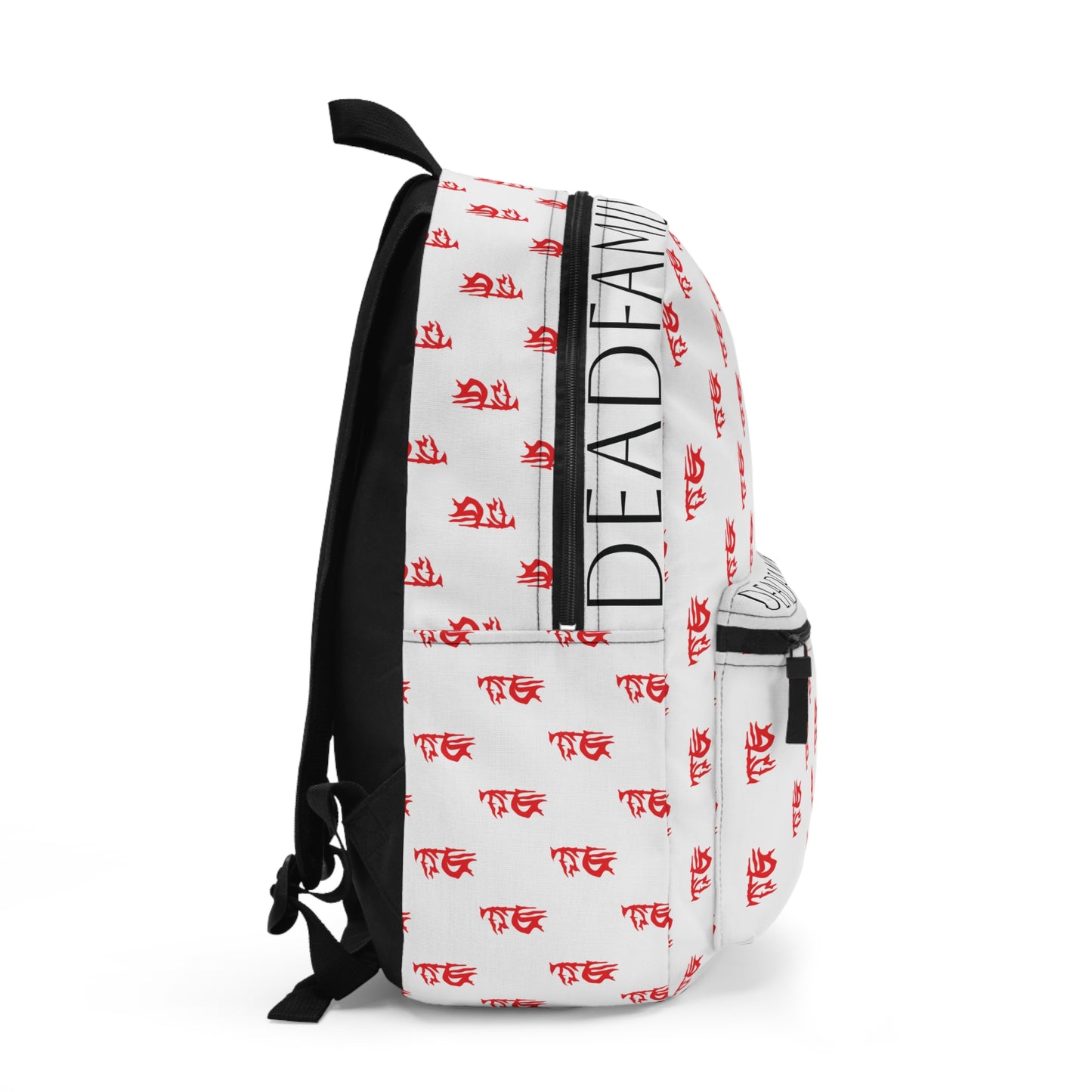 DEADFAMILY ® hand drawn flame df ogo BACKPACK