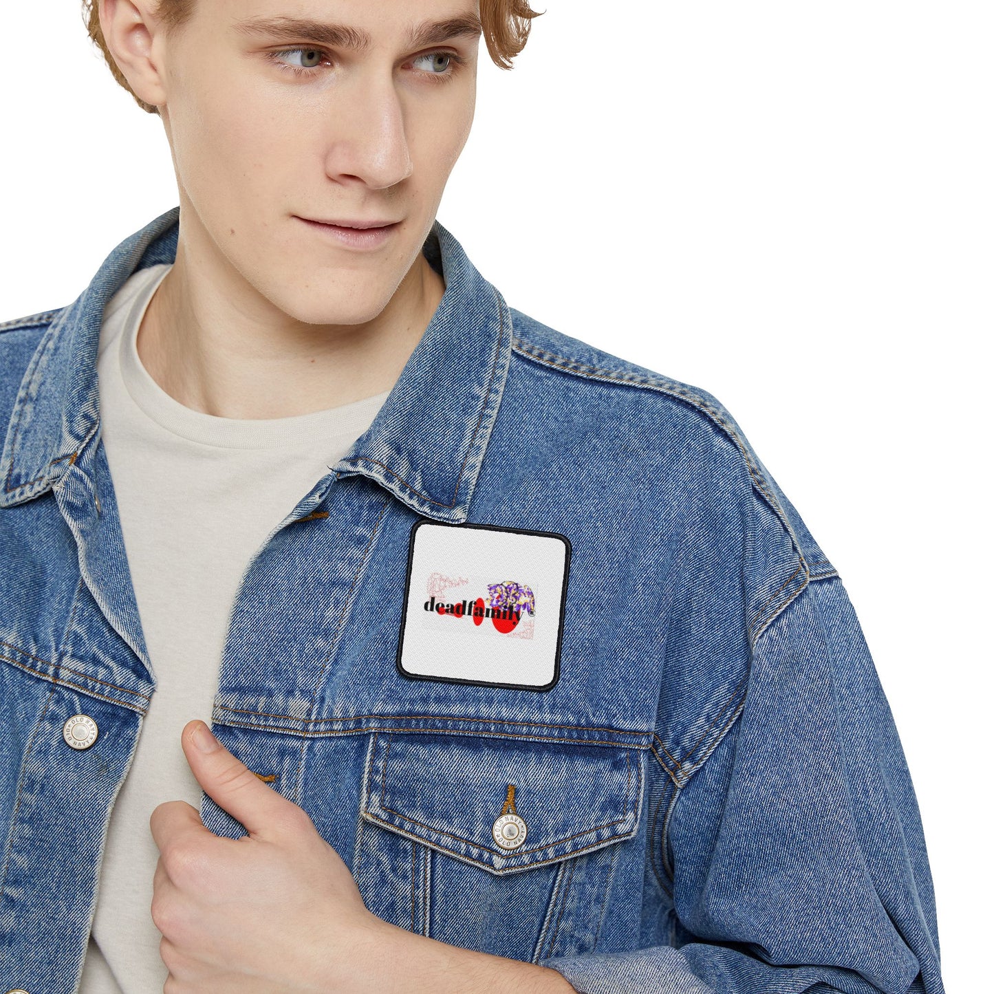 Iron-On Deadfamily ® logo brand Patches