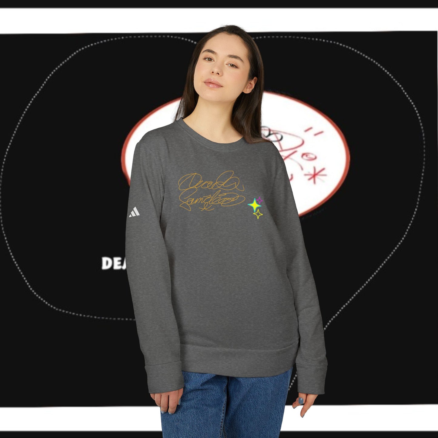 adidas X DEADfamily® Unisex Fleece Crewneck Sweatshirt