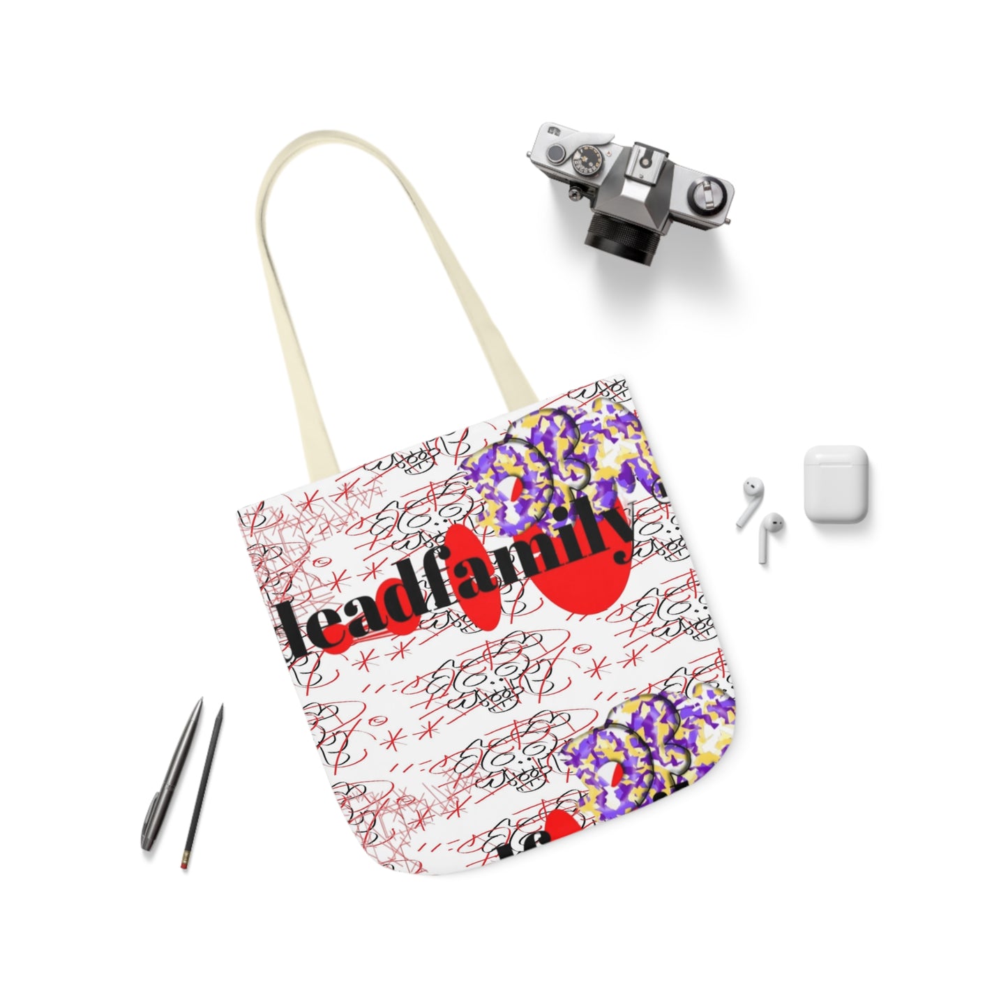 DEADINCMERCHANDISE © tomskull Canvas Tote Bags