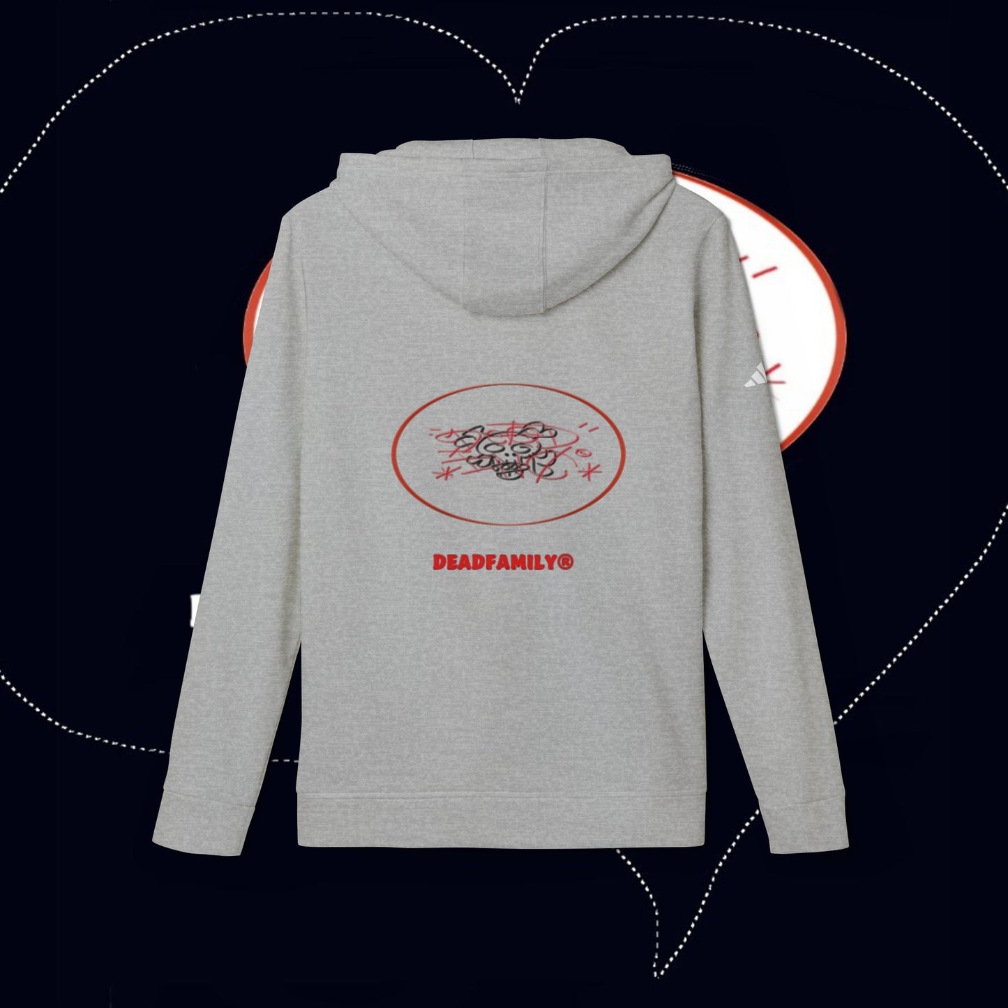 Deadfamily® X adidas® Unisex Fleece Hoodie