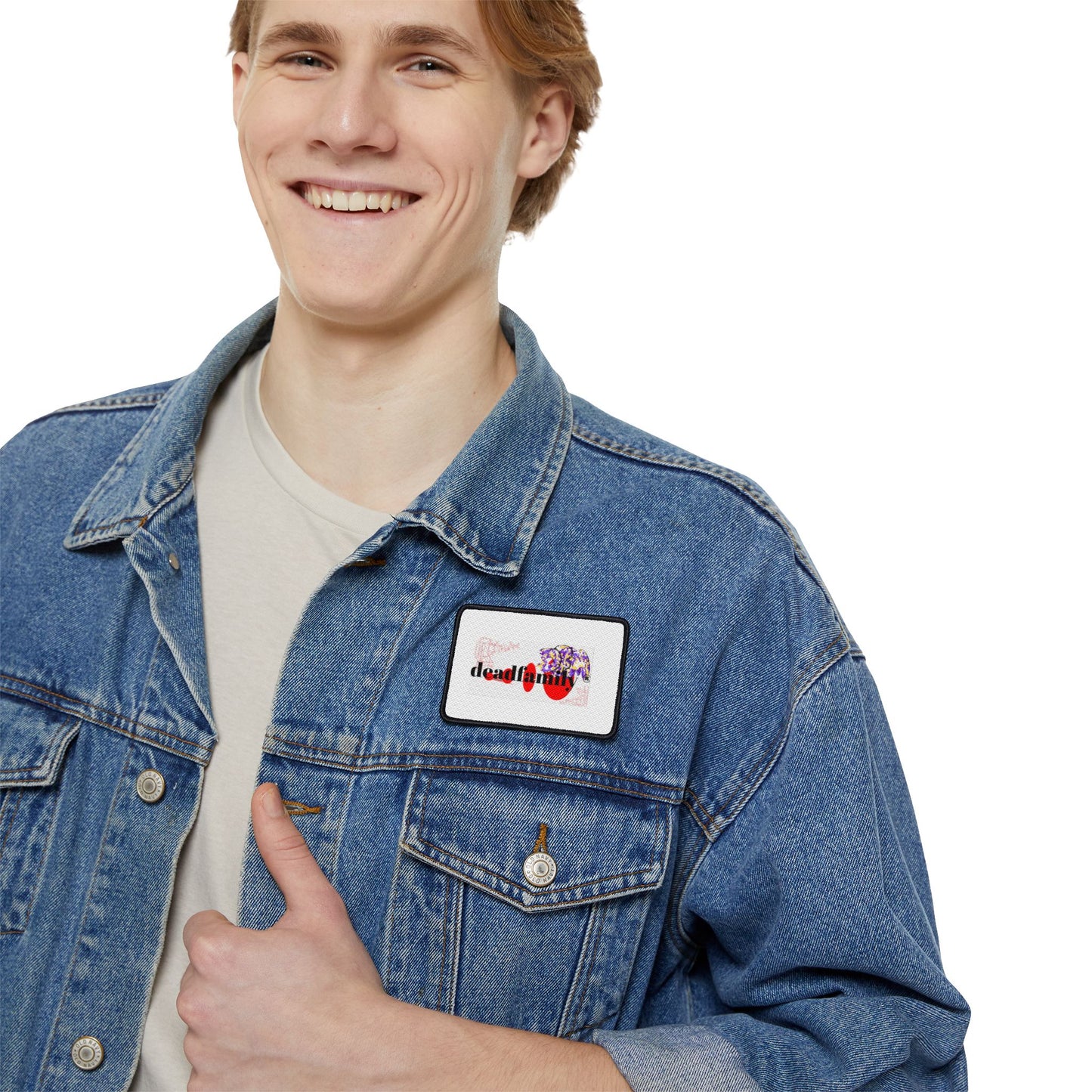 Iron-On Deadfamily ® logo brand Patches
