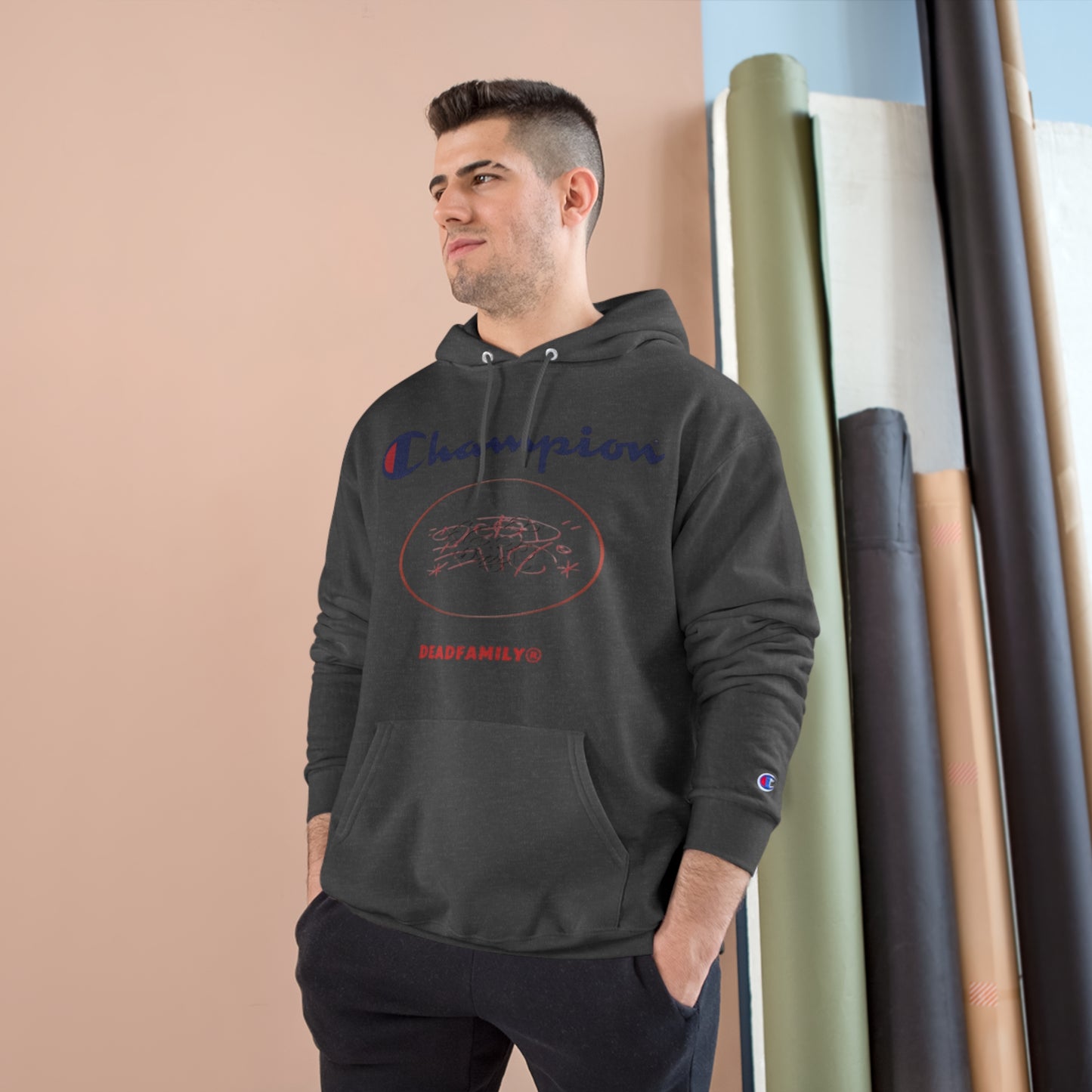 Deadfamily® X Champion® collaboration Hoodie