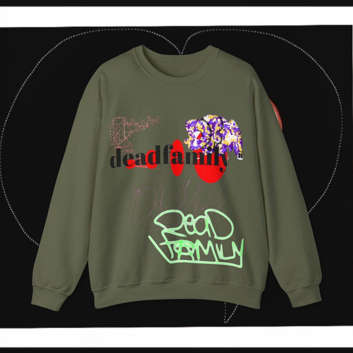 Deadfamily® ovadose Unisex Heavy Blend™ Crewneck Sweatshirt