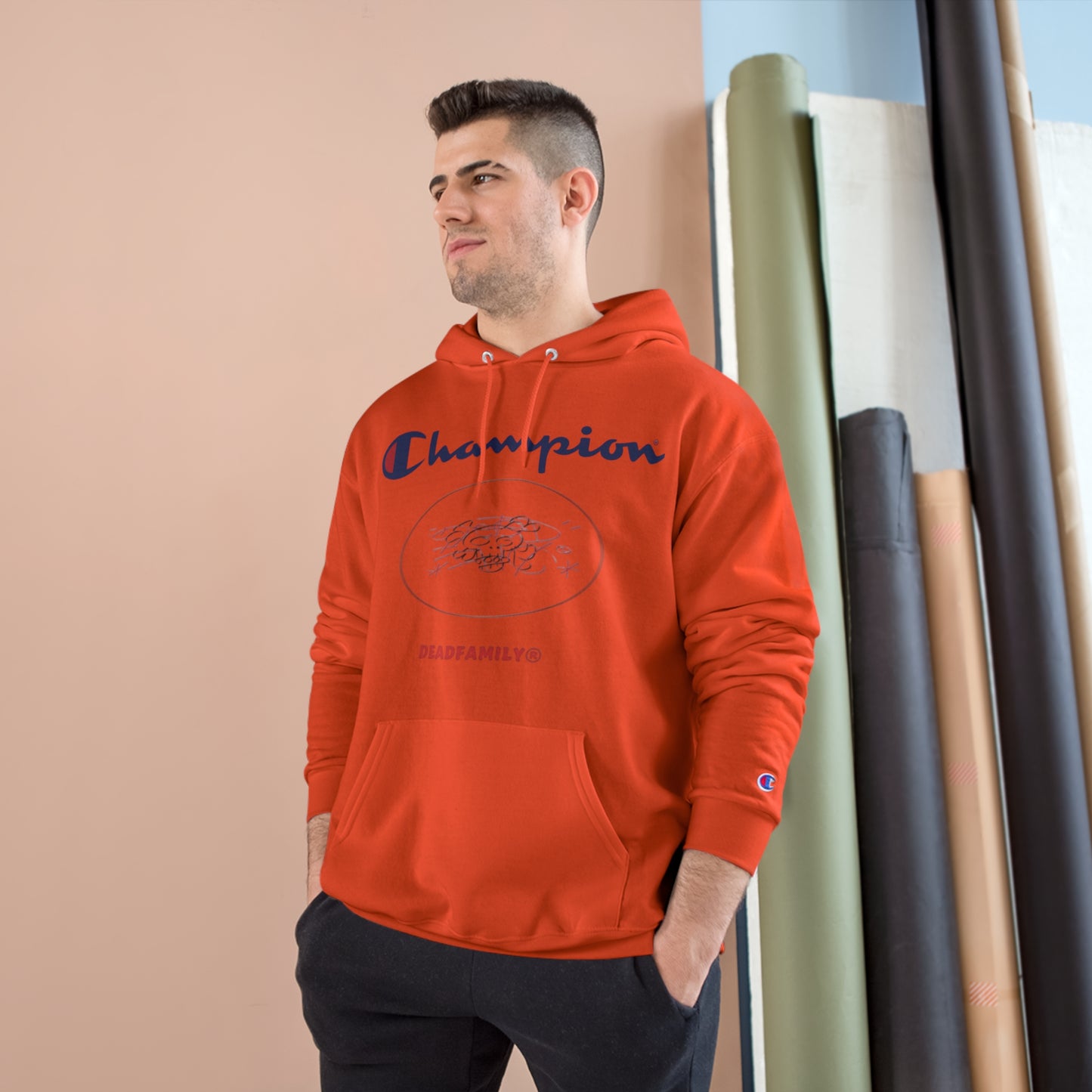 Deadfamily® X Champion® collaboration Hoodie