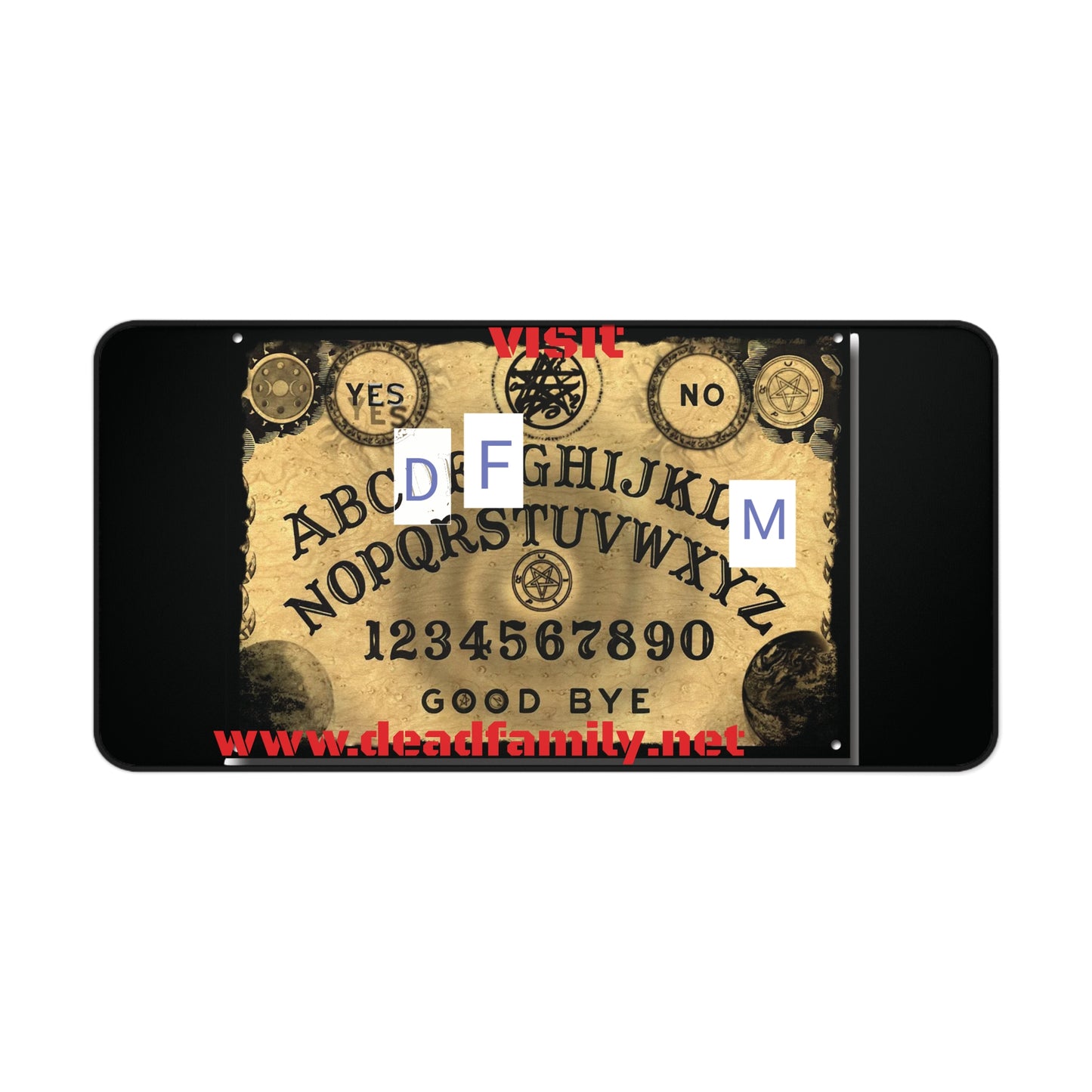 Deadfamily® Ouija board Desk Mat