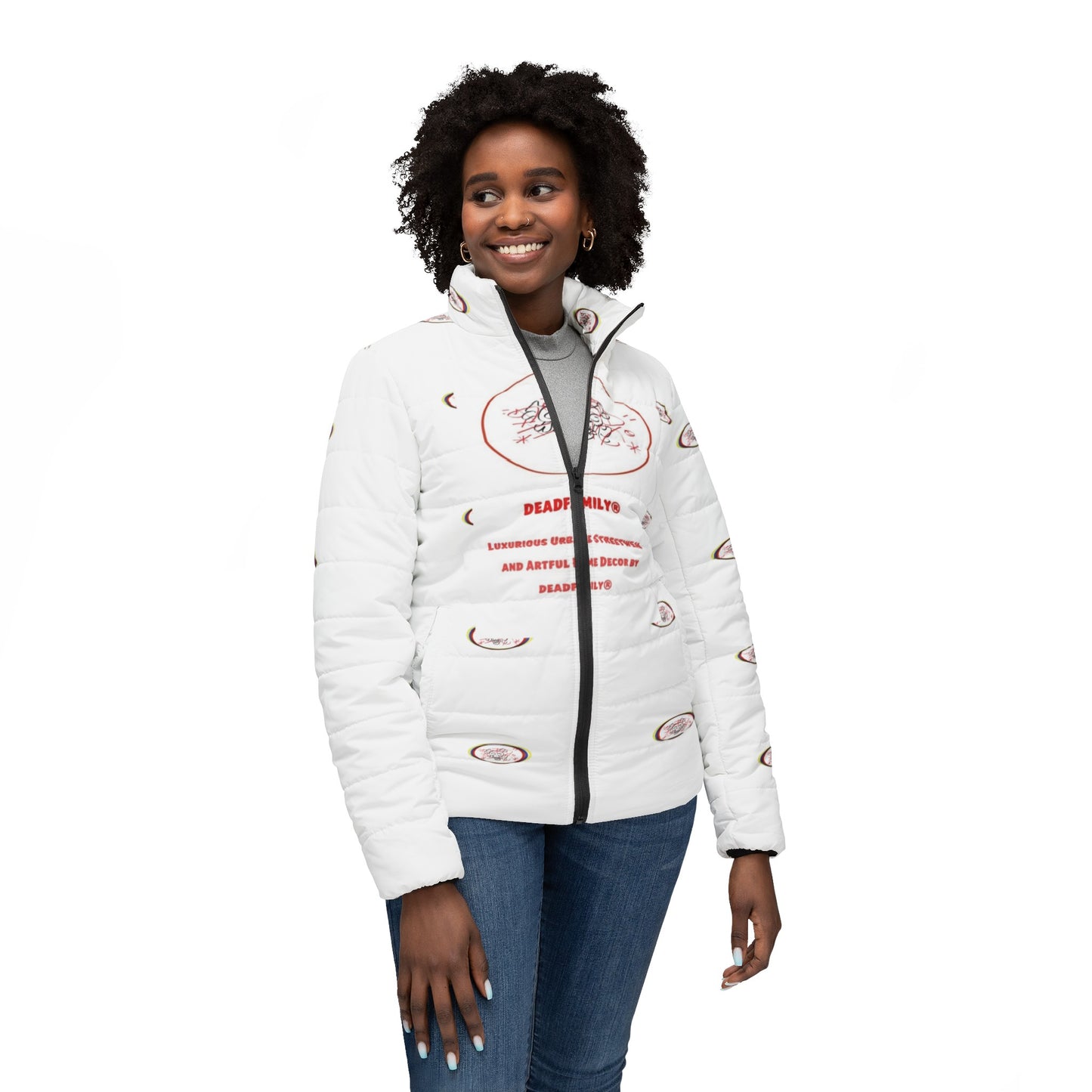 Deadfamily® Women’s designer Puffer Jacket