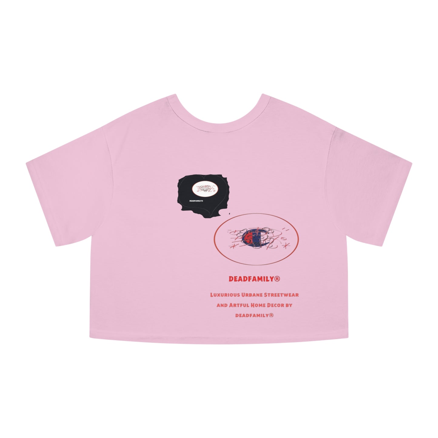 Deadfamily® X  Champion® Women's Heritage Cropped T-Shirt