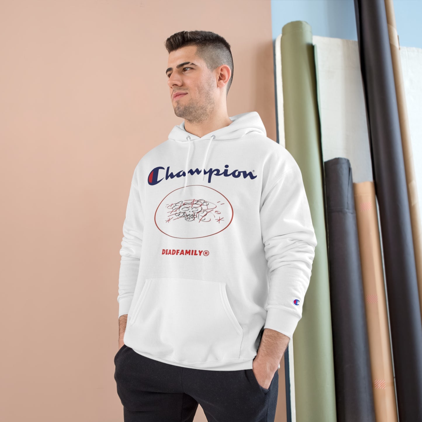 Deadfamily® X Champion® collaboration Hoodie